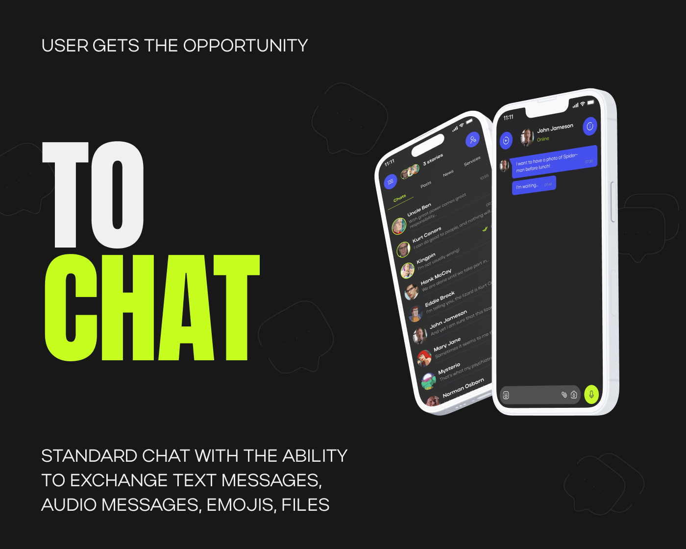 Not just a messenger — Изображение №2 — Интерфейсы на Dprofile