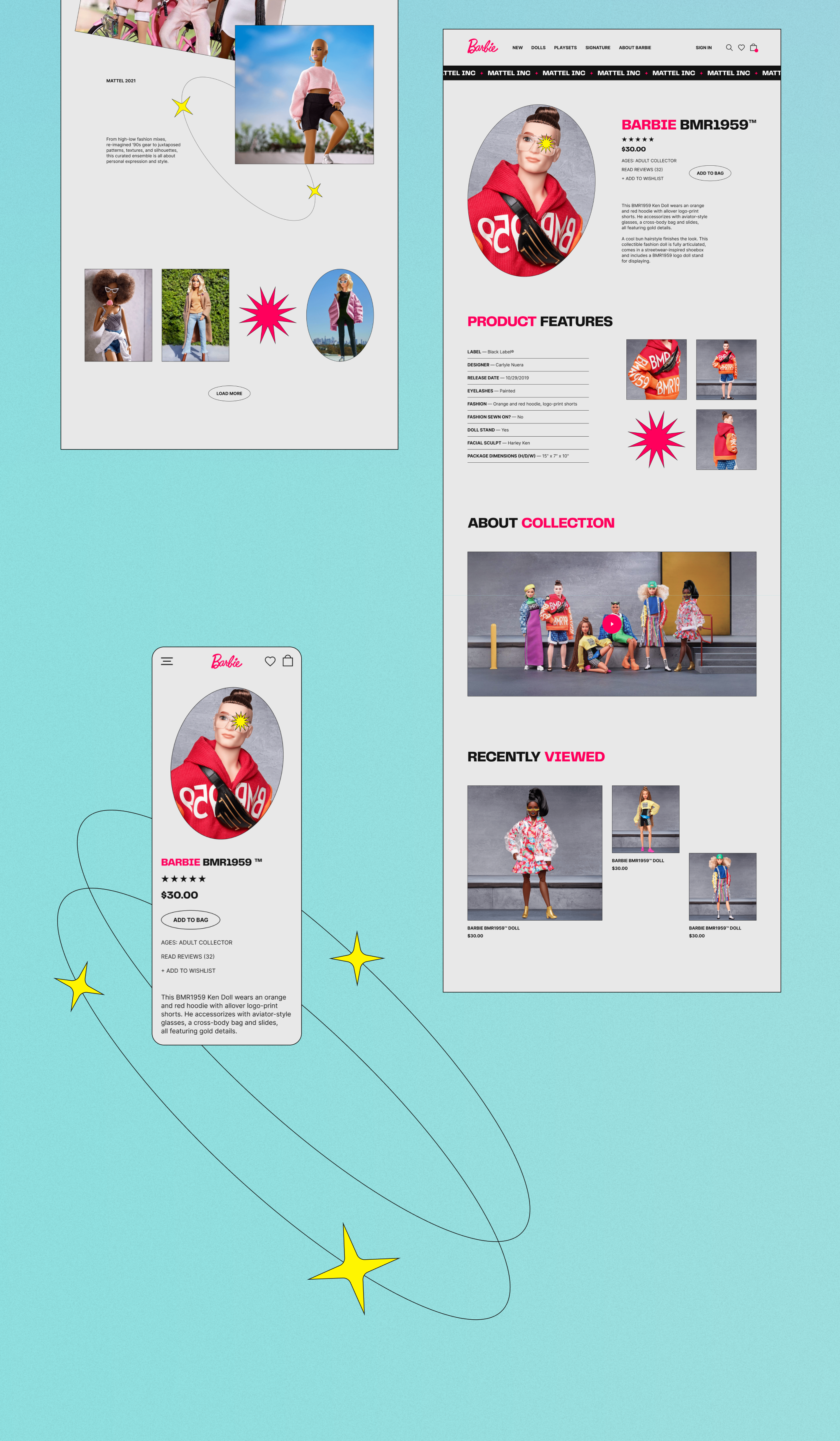 Barbie — Изображение №8 — Интерфейсы, Графика на Dprofile