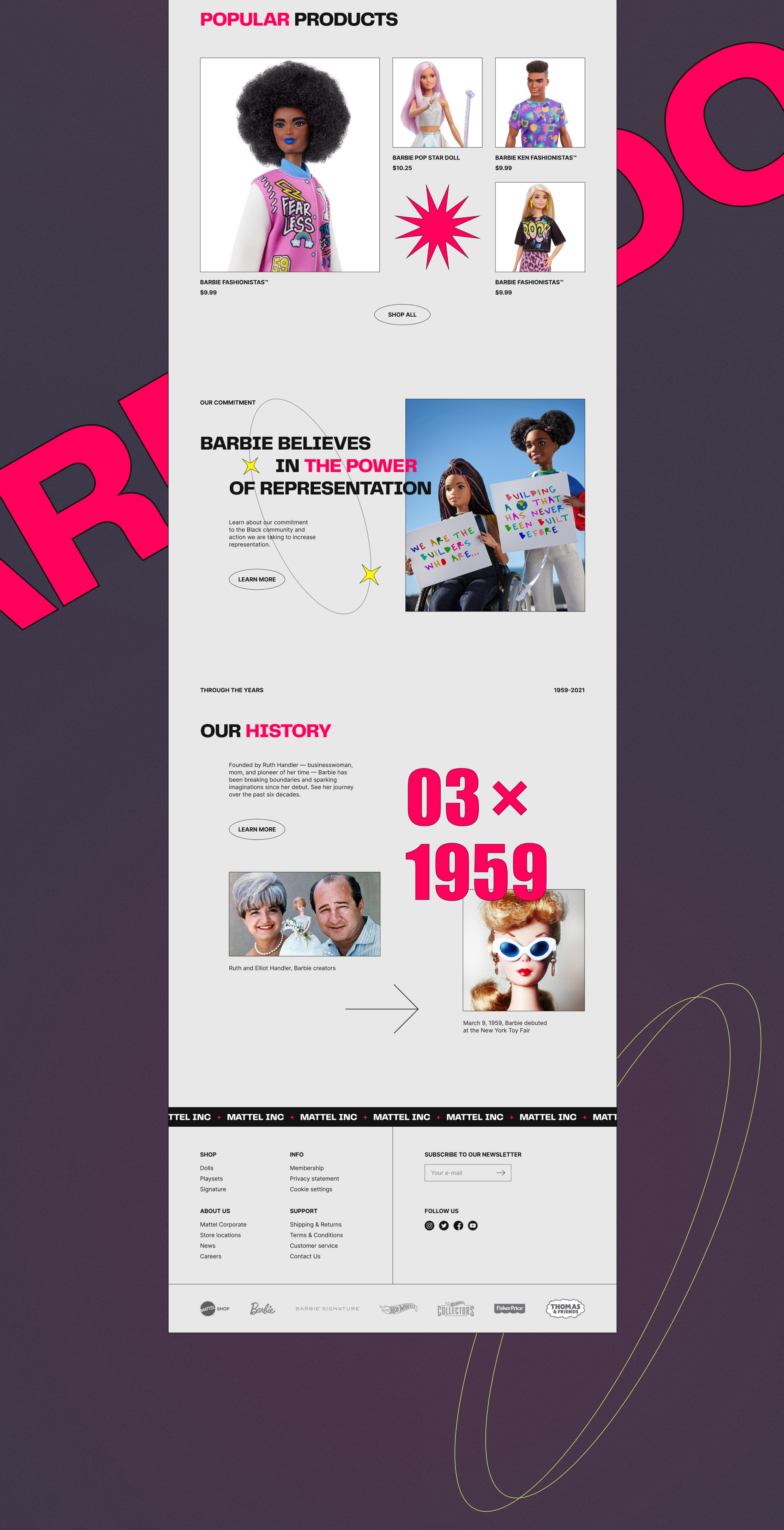 Barbie — Изображение №5 — Интерфейсы, Графика на Dprofile