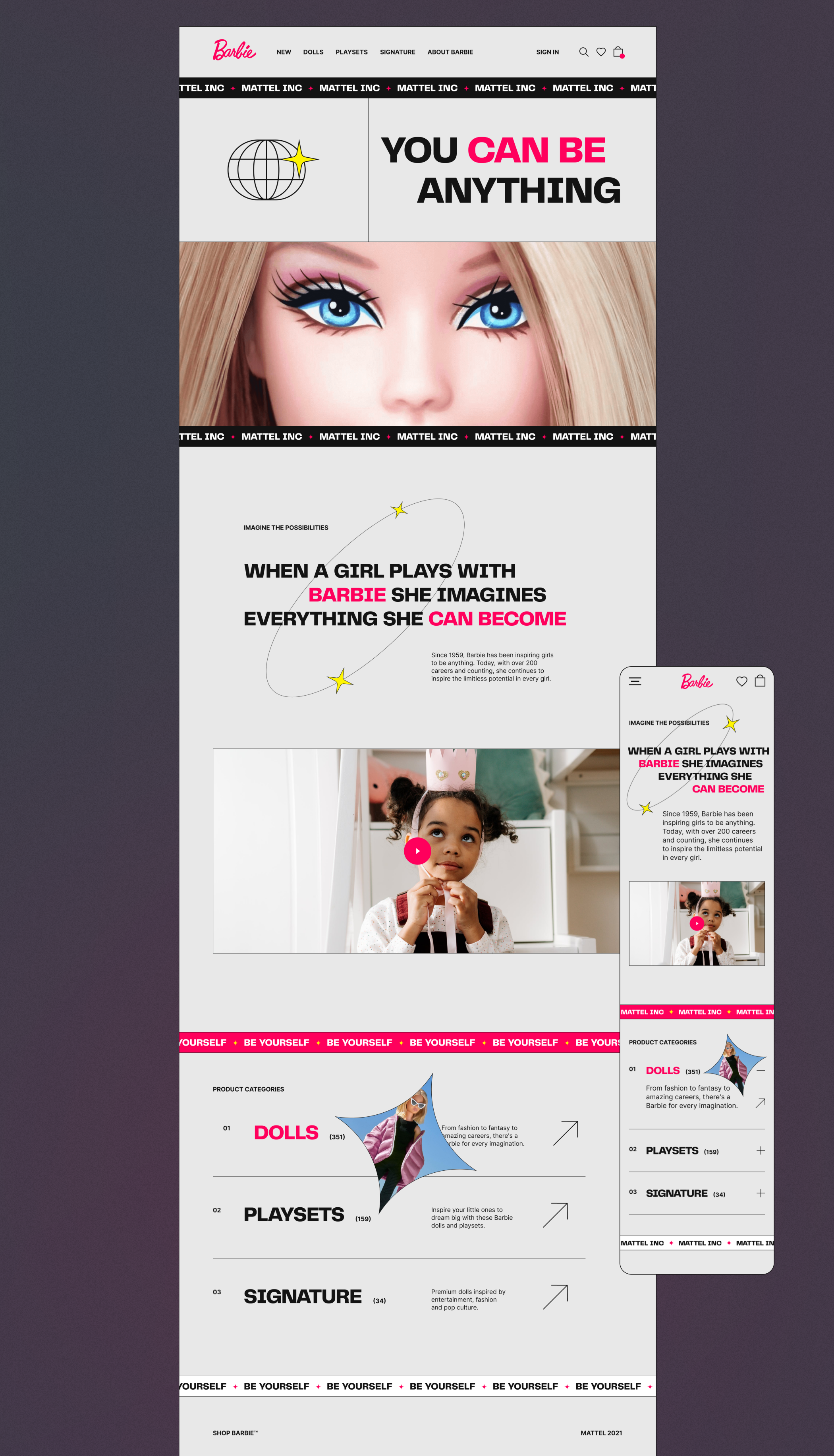 Barbie — Изображение №4 — Интерфейсы, Графика на Dprofile