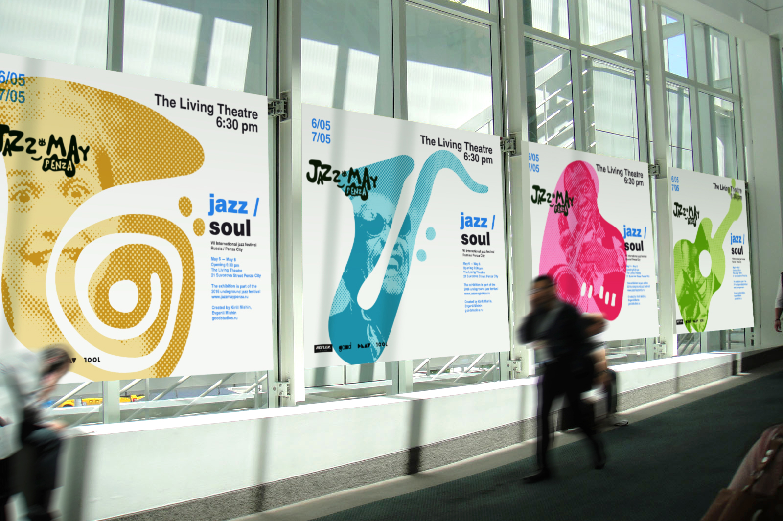Айдентика джазового фестиваля JAZZ MAY — Изображение №4 — Брендинг на Dprofile