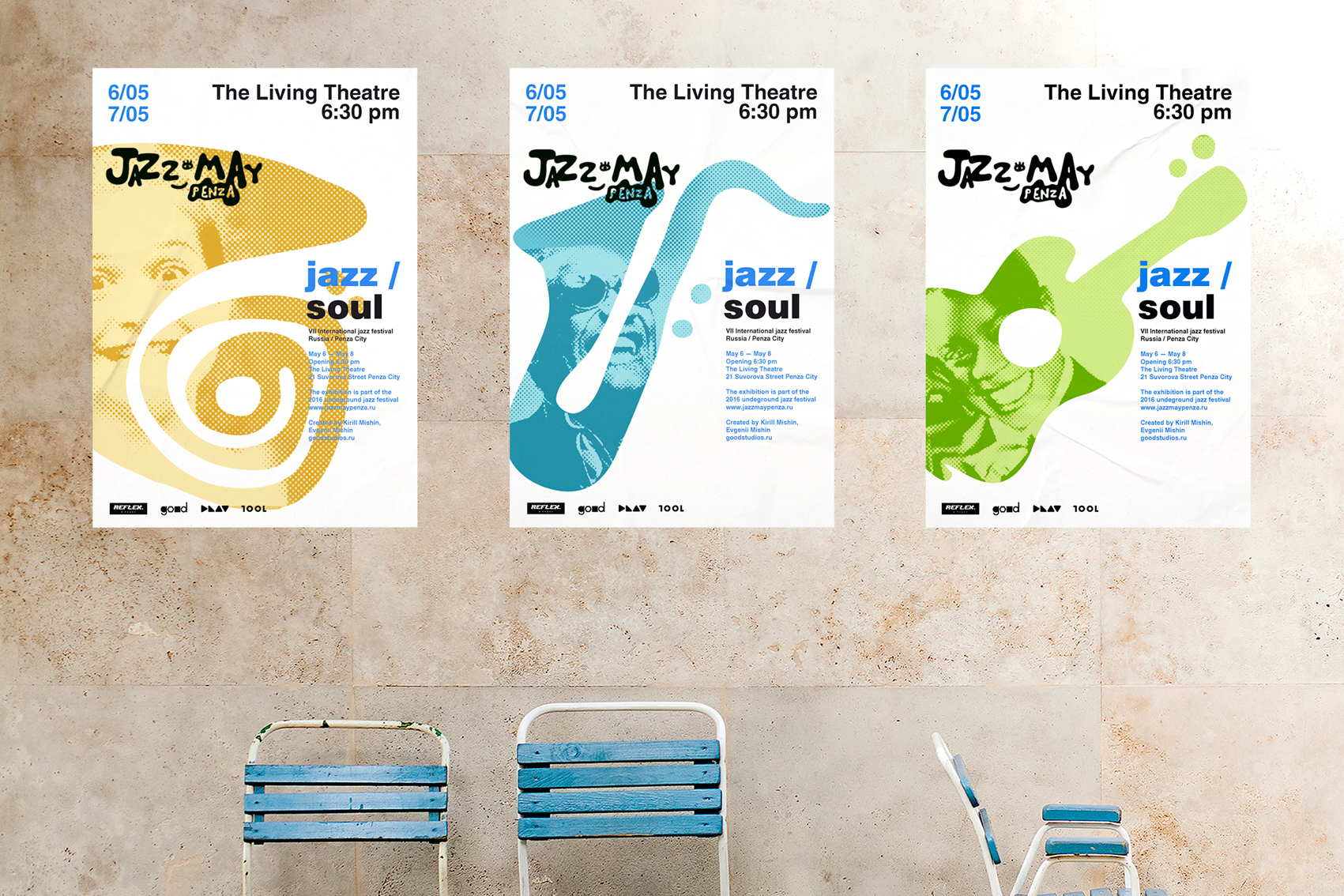 Айдентика джазового фестиваля JAZZ MAY — Изображение №9 — Брендинг на Dprofile