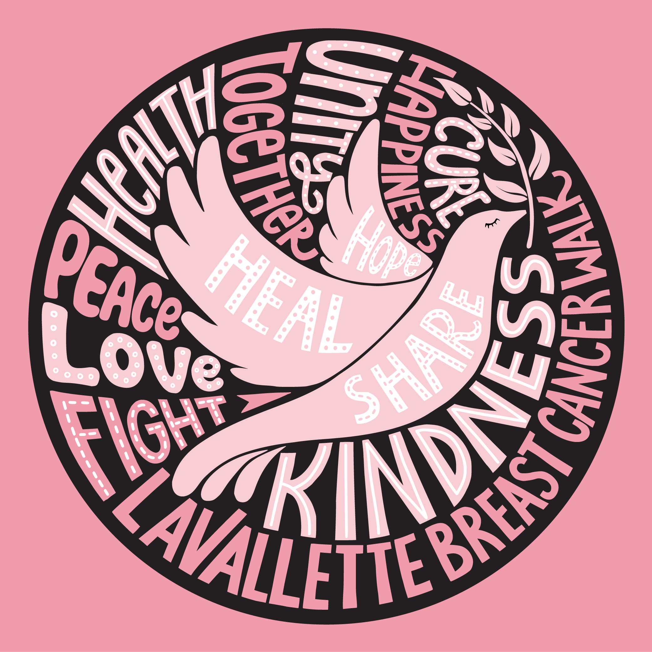 Эмблема для Lavalette Breast Cancer Walk — Изображение №1 — Брендинг, Графика на Dprofile