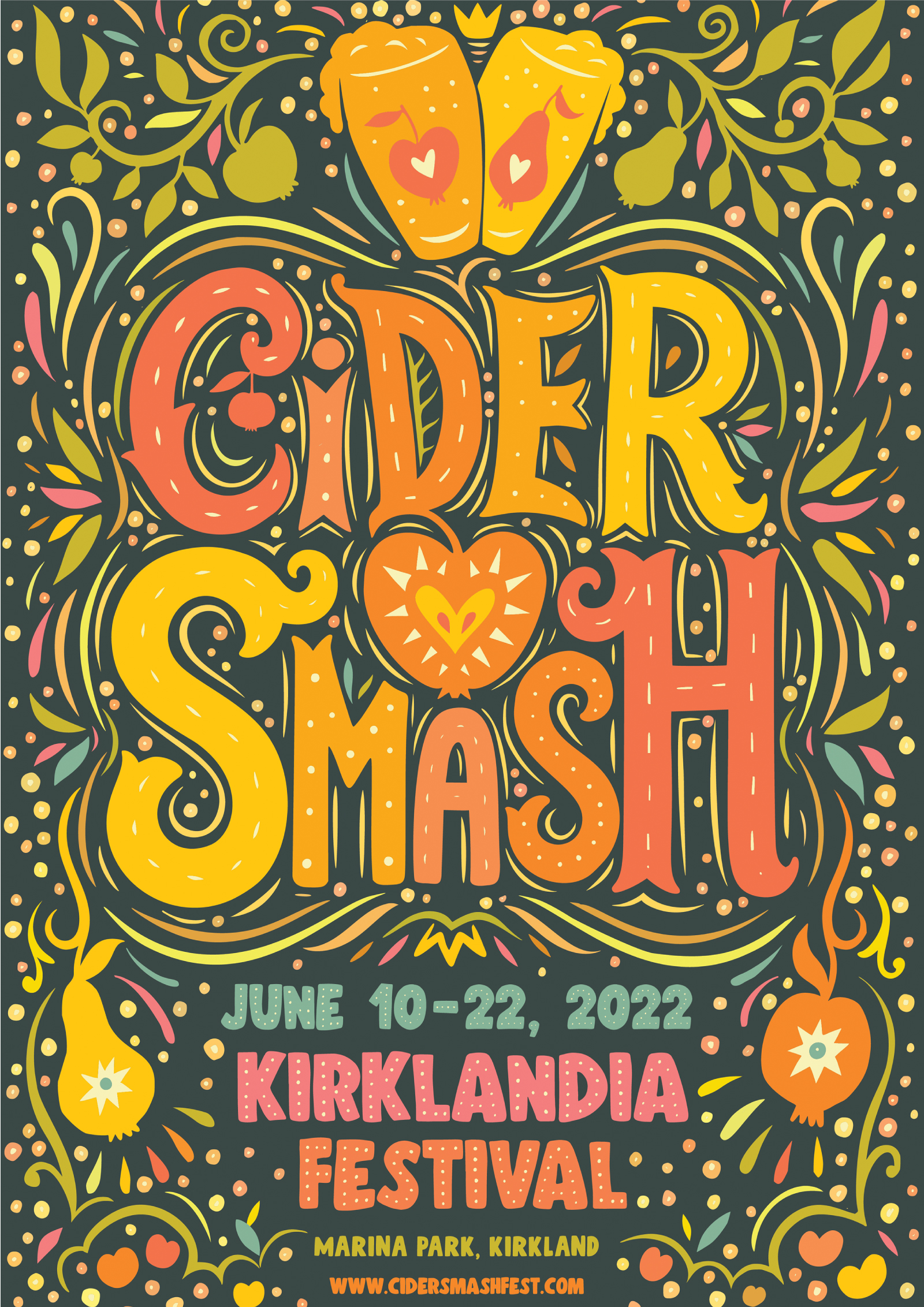 Леттеринг лого для фестиваля сидра — Изображение №4 — Брендинг, Графика на Dprofile