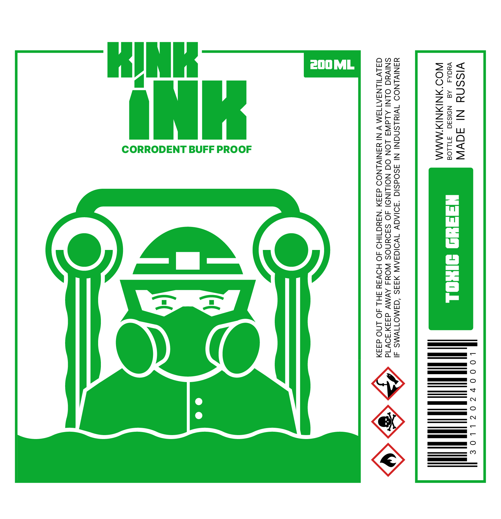 Kink Ink Bottle Design — Изображение №11 — Брендинг, Иллюстрация на Dprofile
