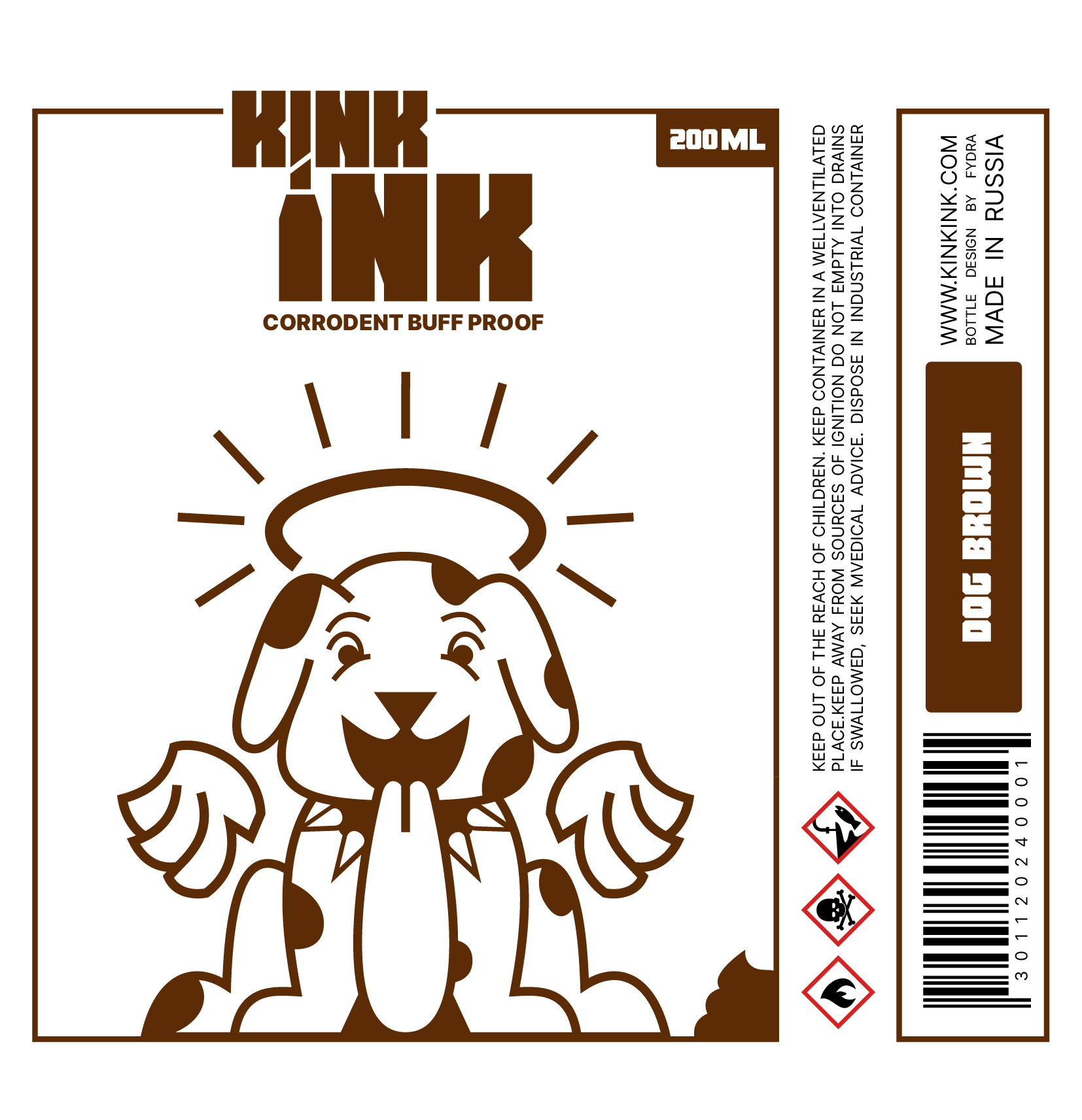 Kink Ink Bottle Design — Изображение №5 — Брендинг, Иллюстрация на Dprofile