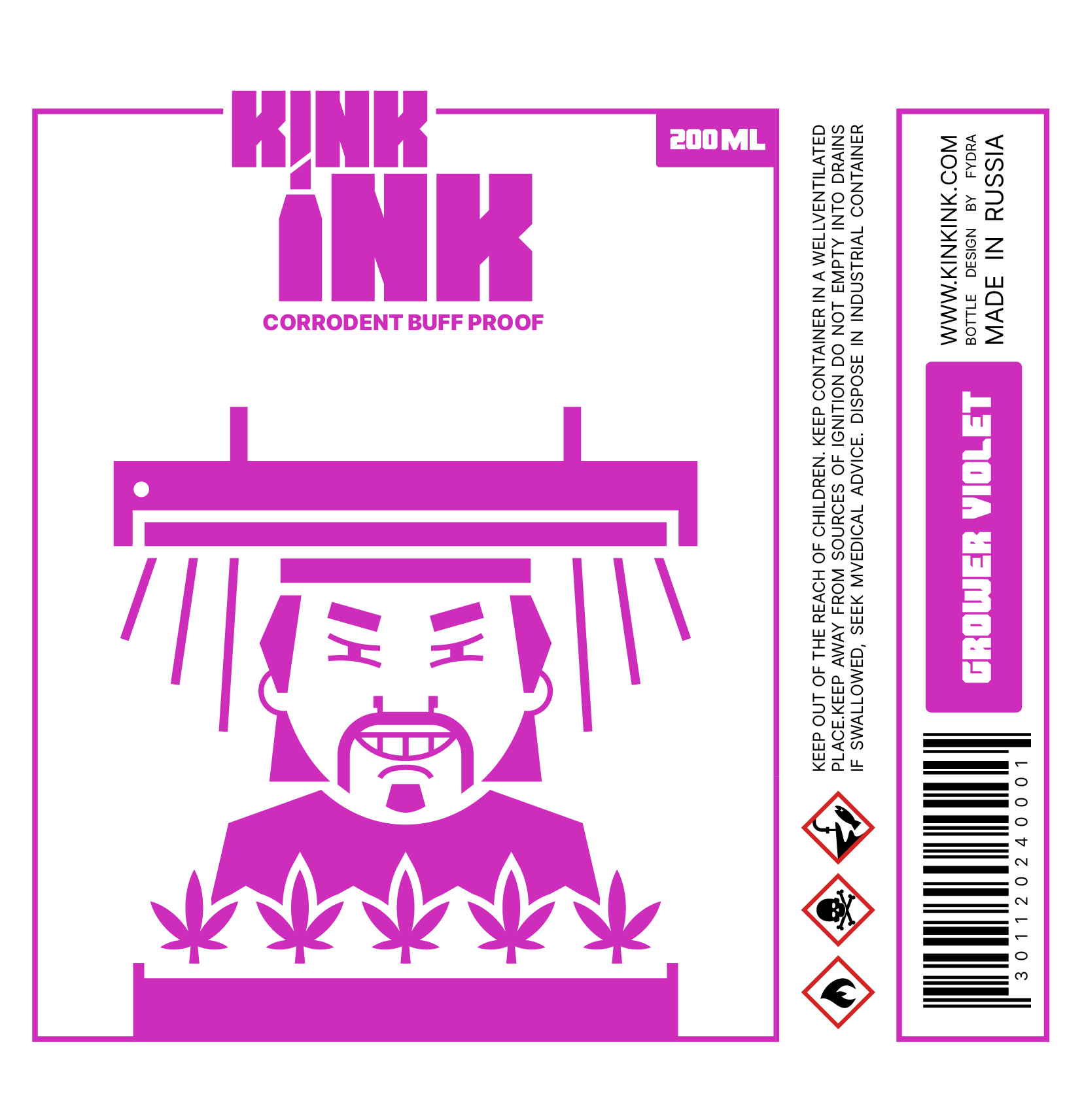Kink Ink Bottle Design — Изображение №8 — Брендинг, Иллюстрация на Dprofile