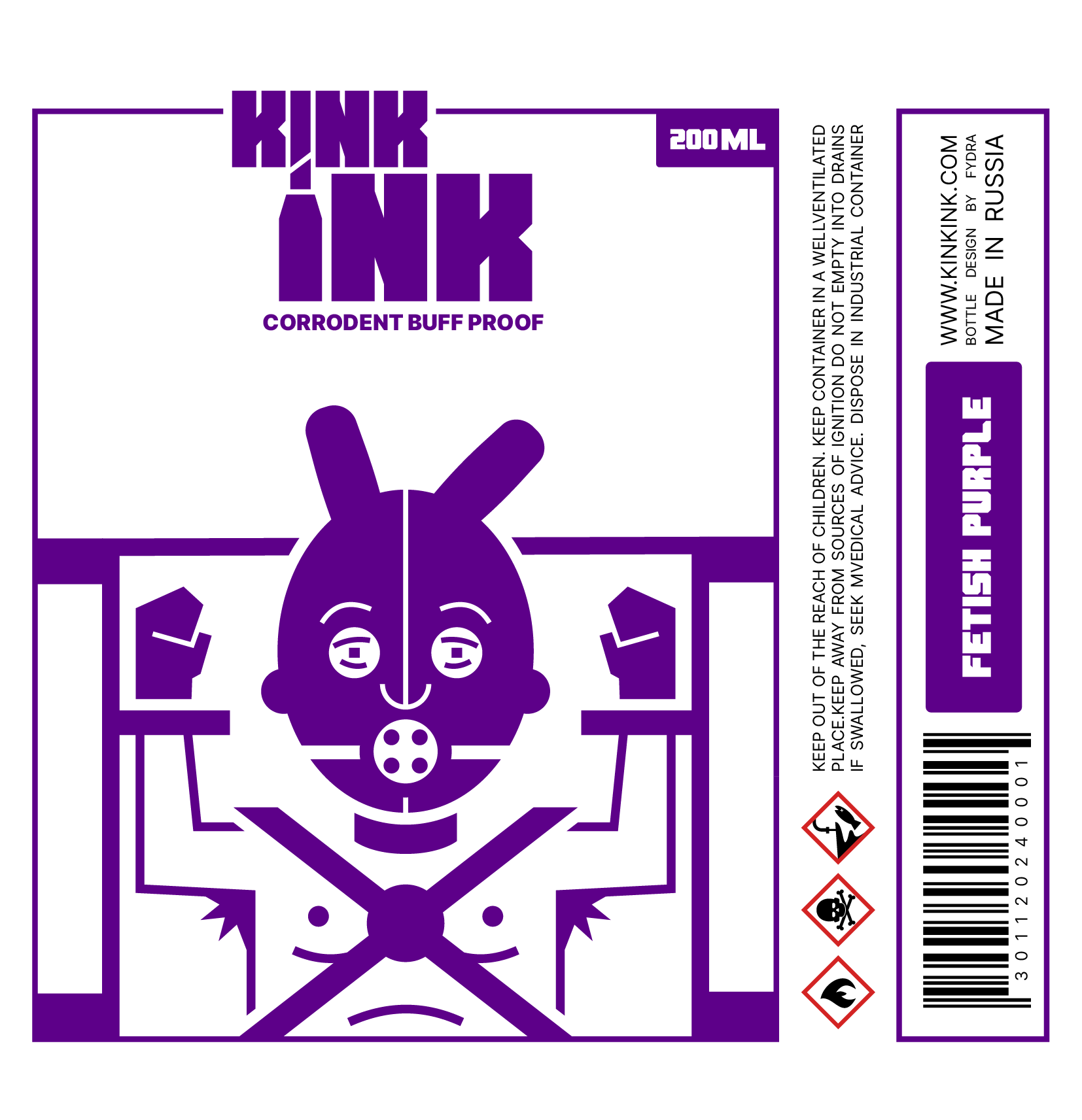 Kink Ink Bottle Design — Изображение №7 — Брендинг, Иллюстрация на Dprofile