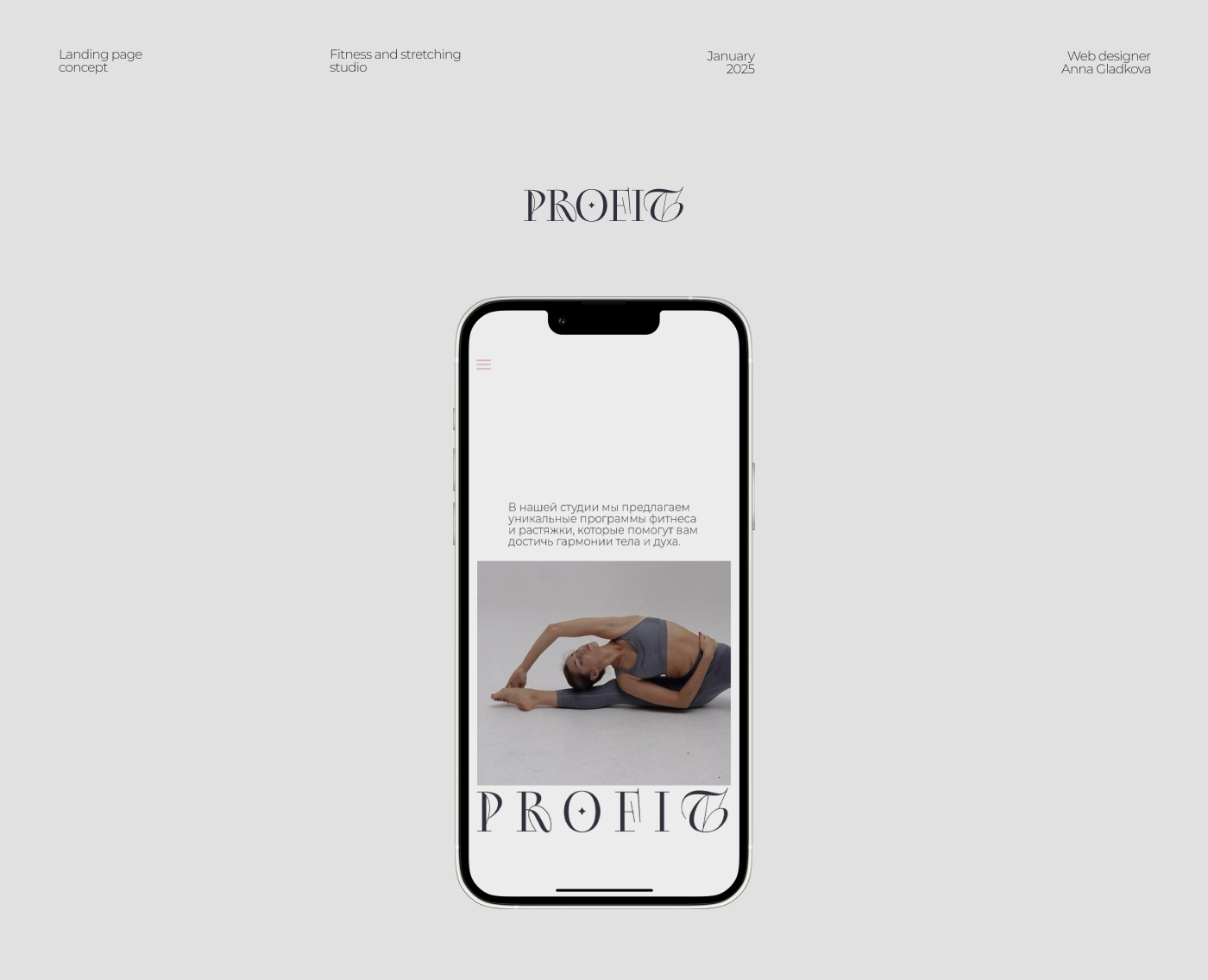 PROFIT | Landing Page — Интерфейсы на Dprofile