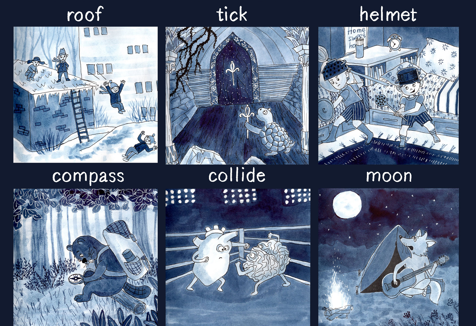 Инктобер. Детская иллюстрация. — Изображение №4 — Иллюстрация на Dprofile