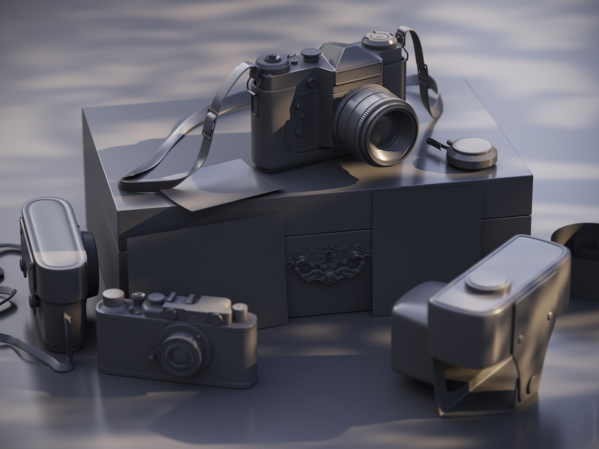 ФОТОАППАРАТЫ — Изображение №7 — Иллюстрация, 3D на Dprofile