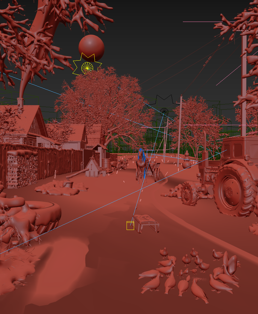 В ДЕРЕВНЕ — Изображение №9 — Иллюстрация, 3D на Dprofile
