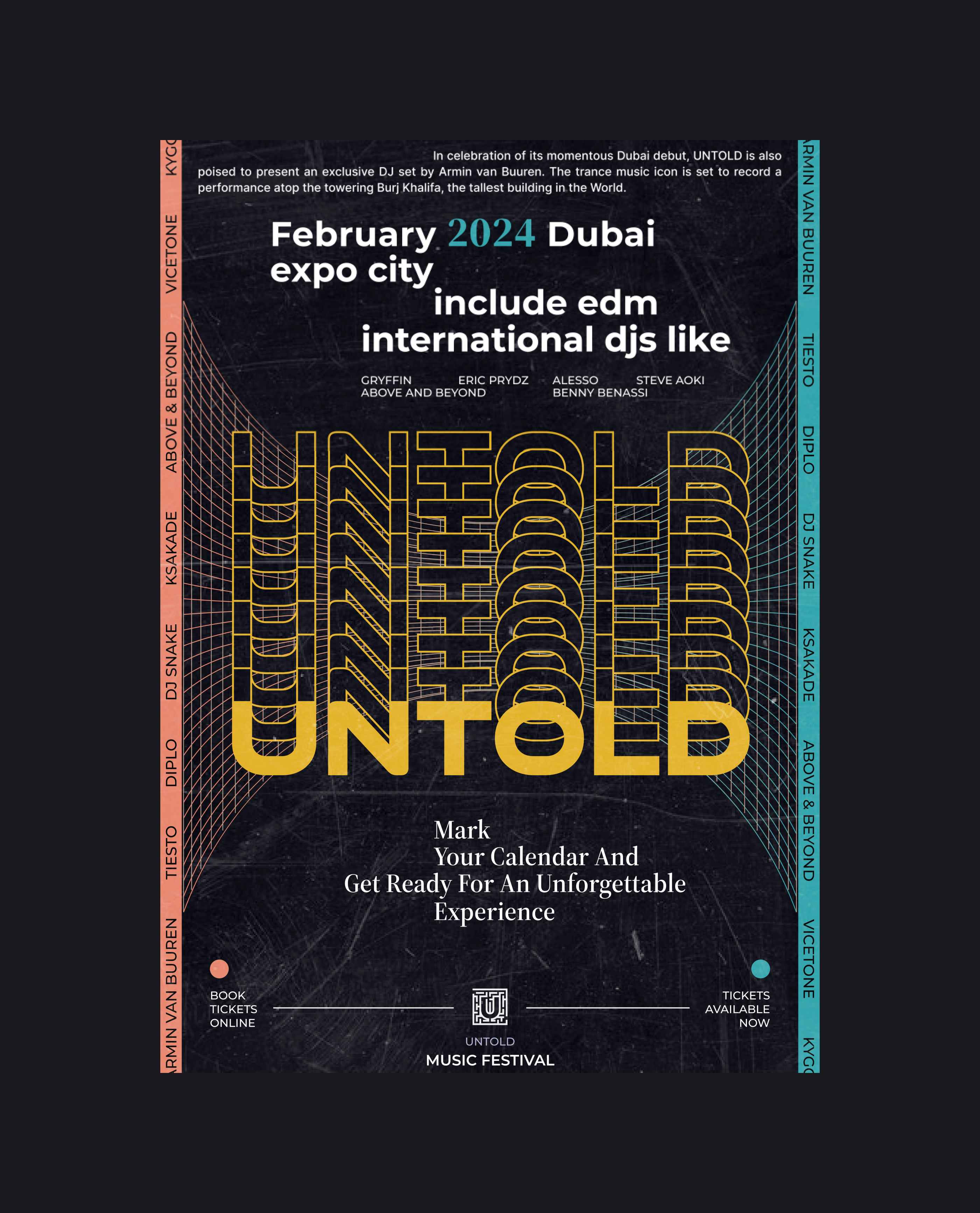 UNTOLD - Poster collection — Изображение №13 — Брендинг, 3D на Dprofile