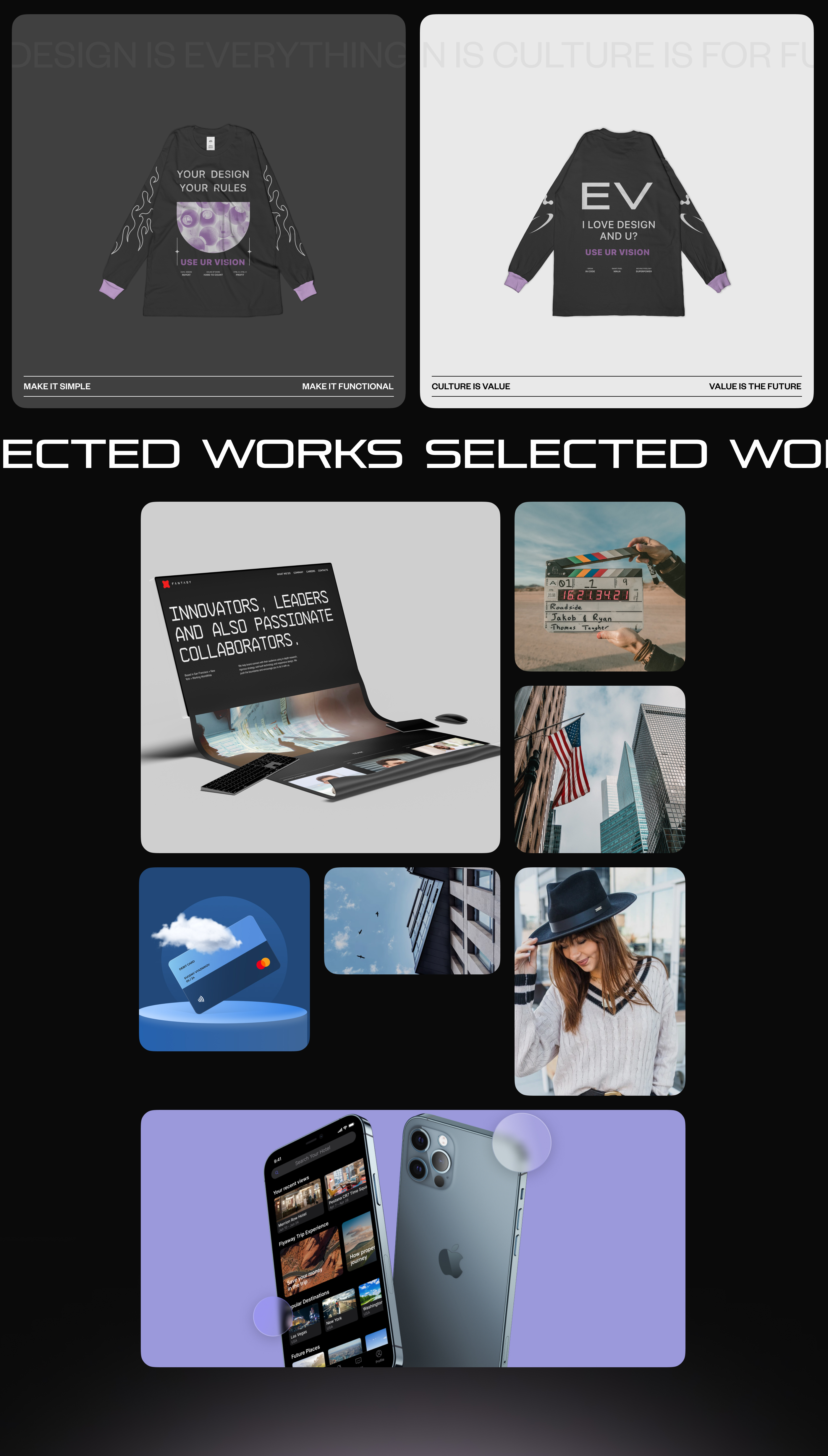 Portfolio Website — Изображение №3 — Интерфейсы, Брендинг на Dprofile