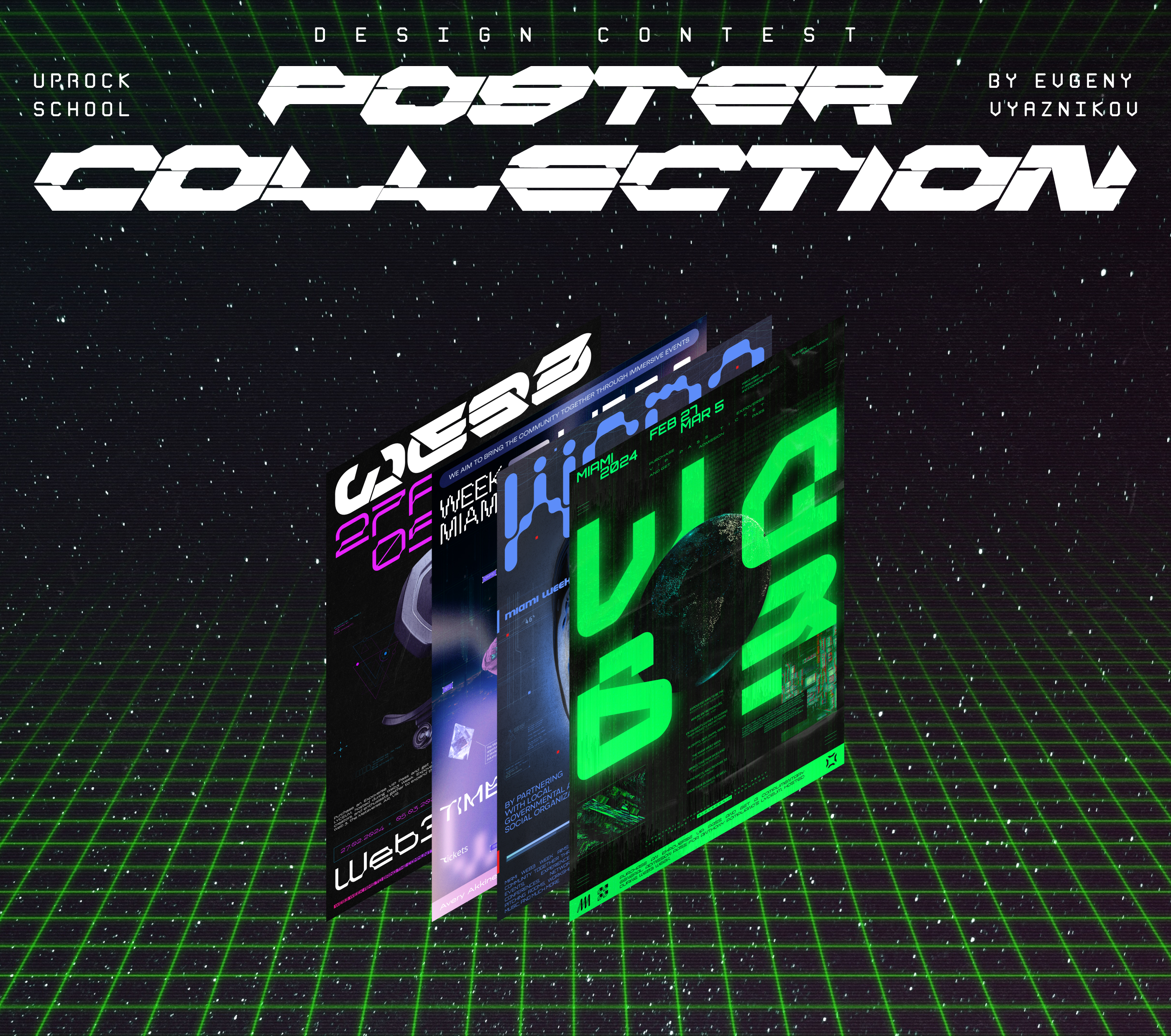 WEB3 – Poster Collection — Изображение №1 — Графика, 3D на Dprofile
