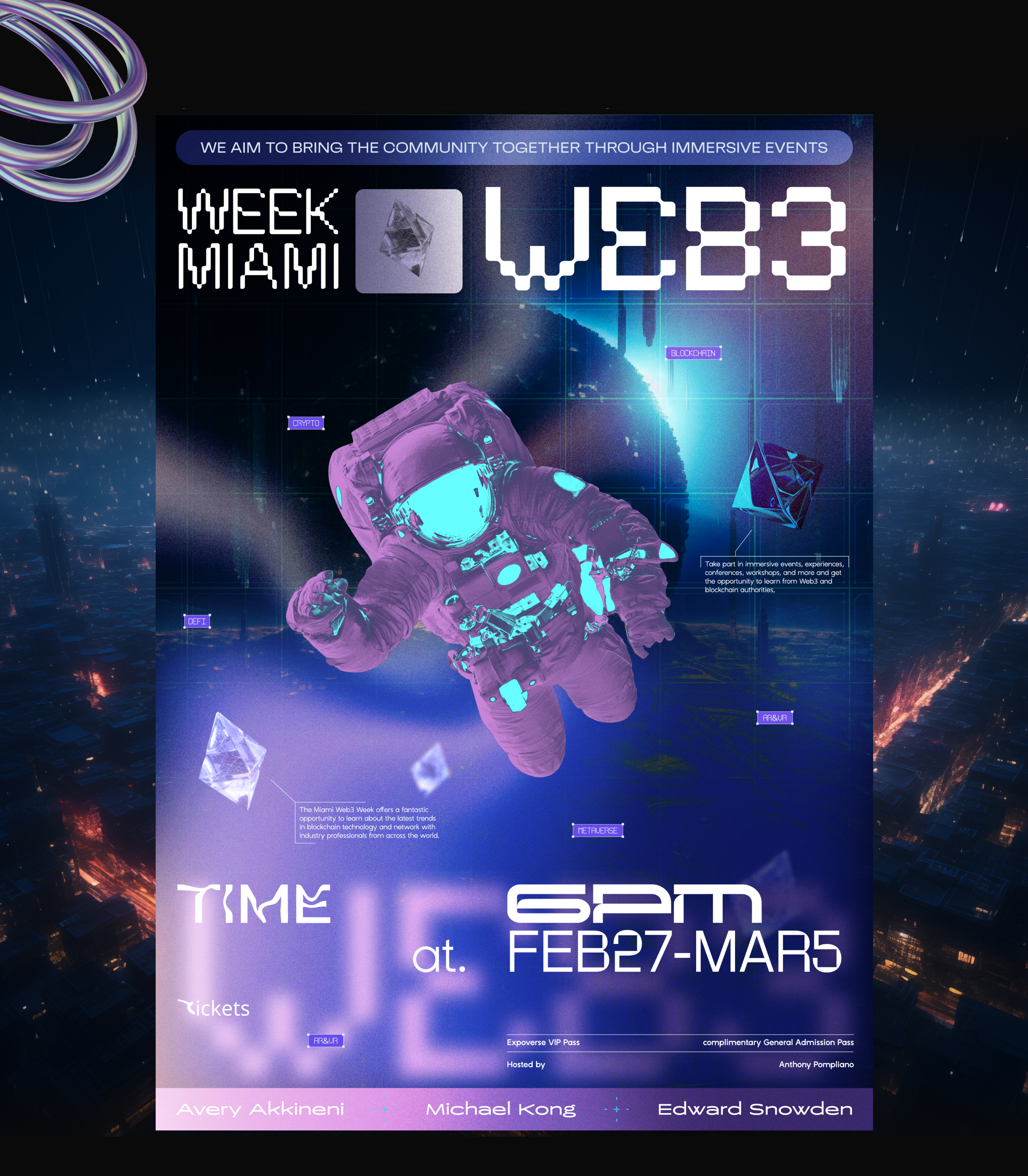 WEB3 – Poster Collection — Изображение №5 — Графика, 3D на Dprofile