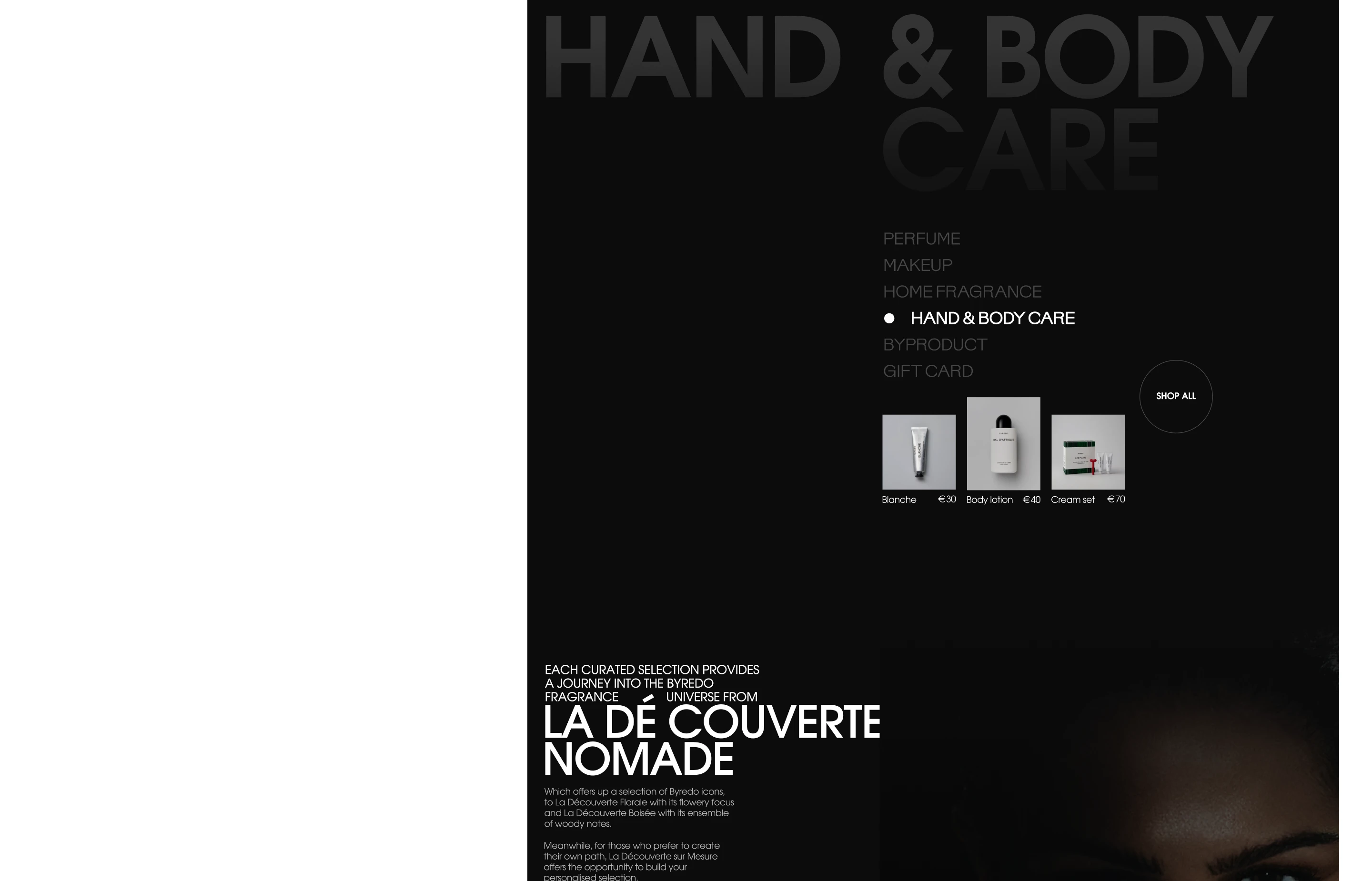 BYREDO WEBSITE REDESIGN CONCEPT/ UI/UX — Изображение №4 — Интерфейсы на Dprofile