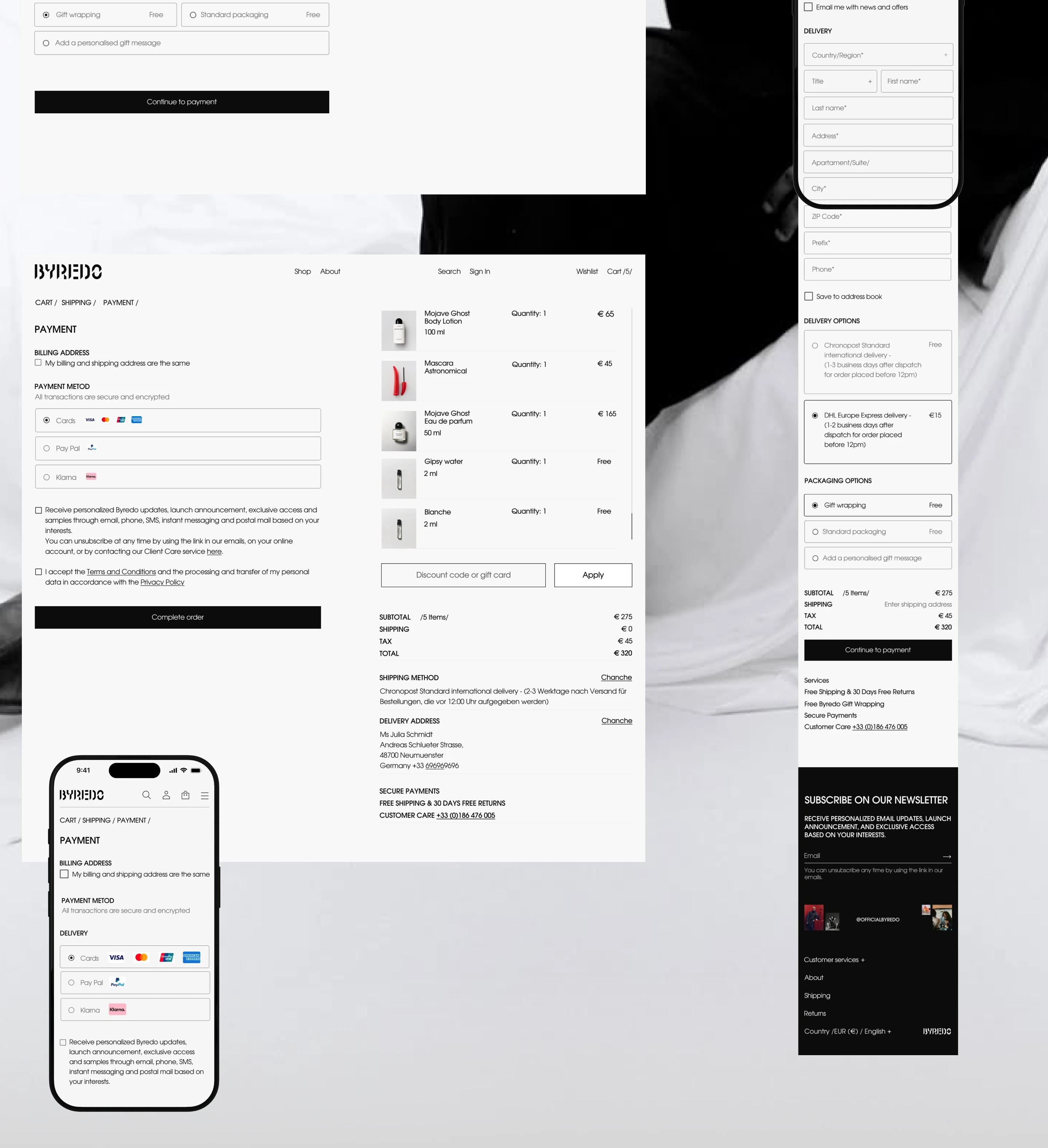 BYREDO WEBSITE REDESIGN CONCEPT/ UI/UX — Изображение №28 — Интерфейсы на Dprofile