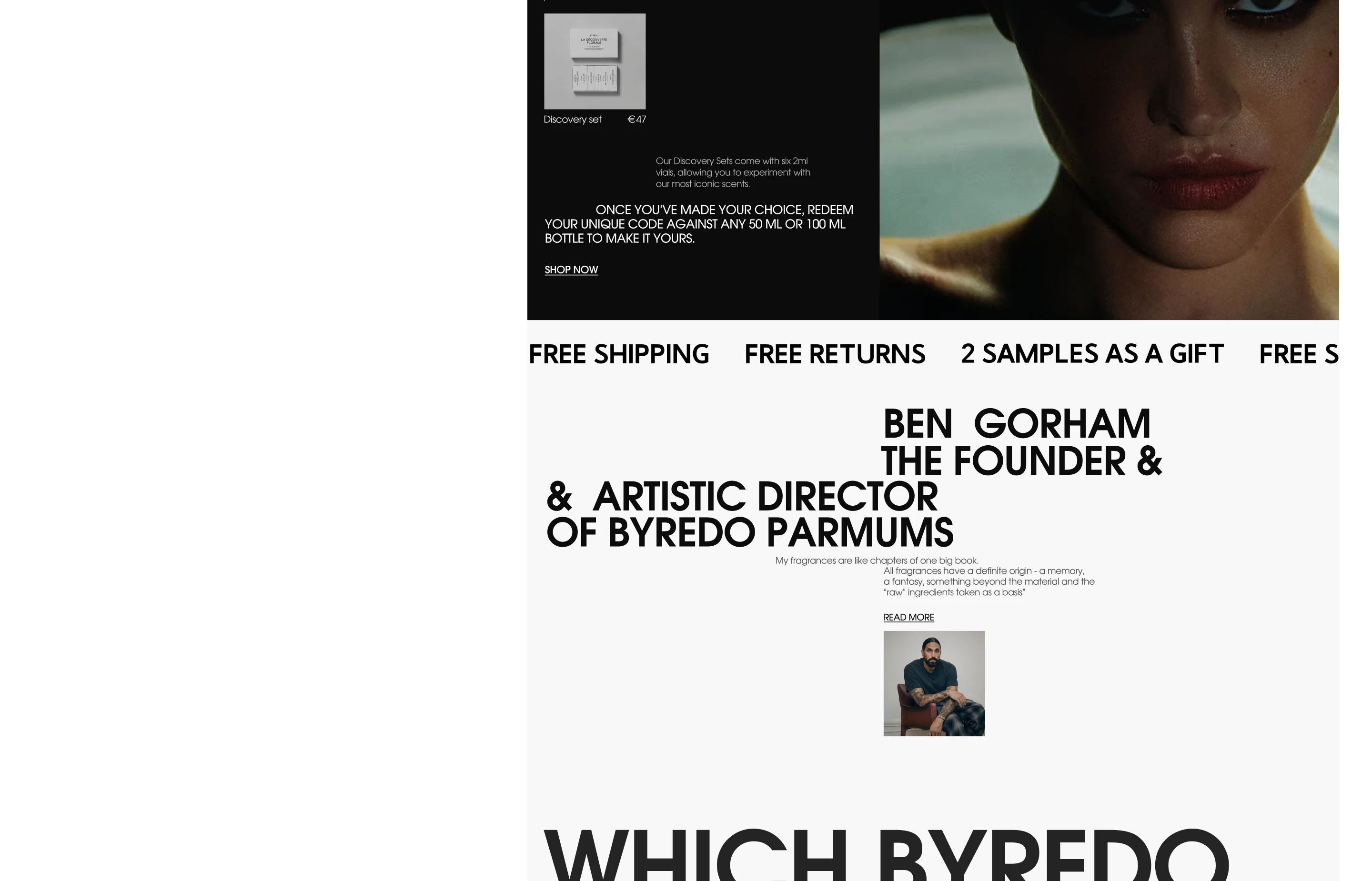 BYREDO WEBSITE REDESIGN CONCEPT/ UI/UX — Изображение №5 — Интерфейсы на Dprofile