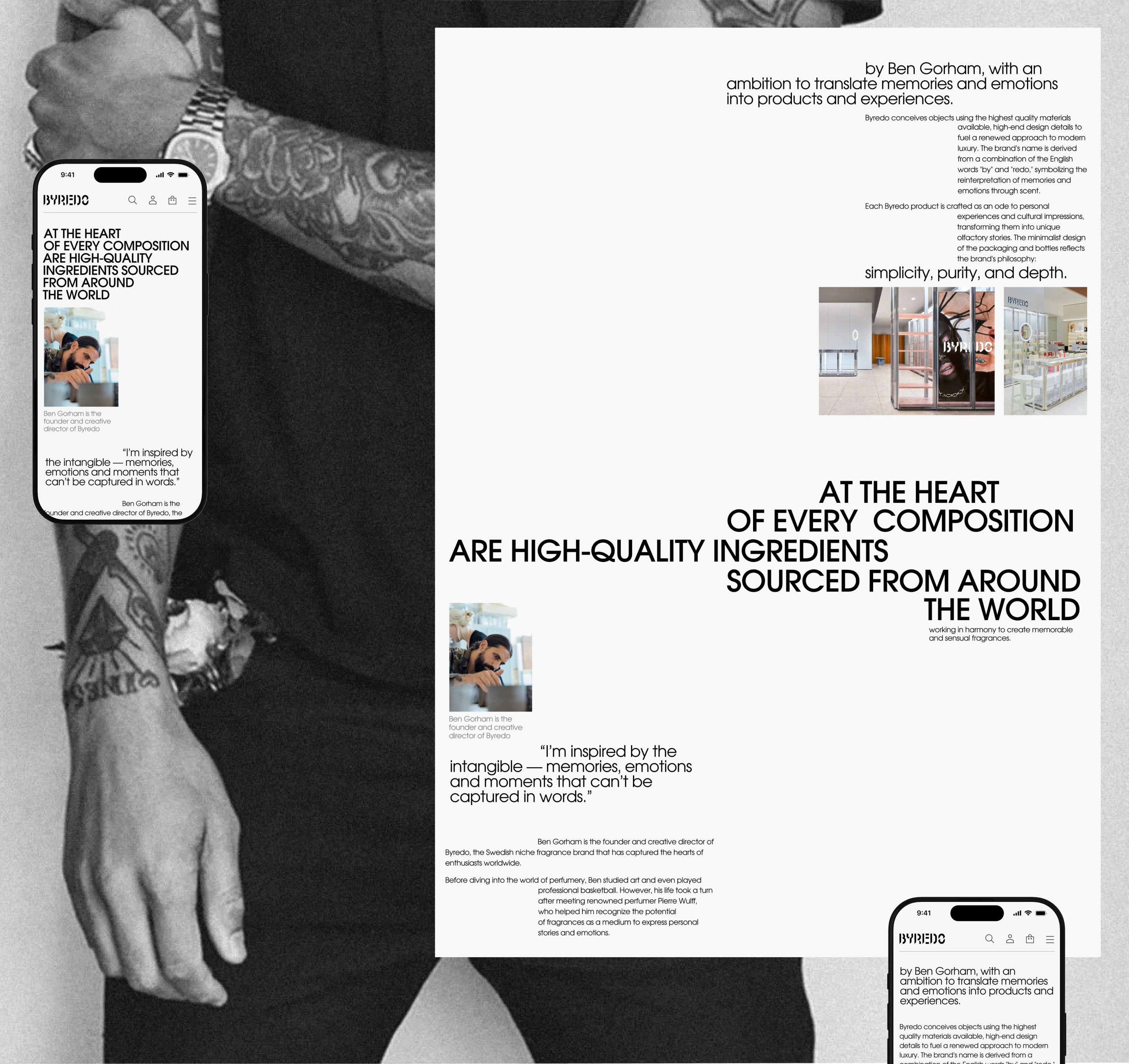 BYREDO WEBSITE REDESIGN CONCEPT/ UI/UX — Изображение №21 — Интерфейсы на Dprofile