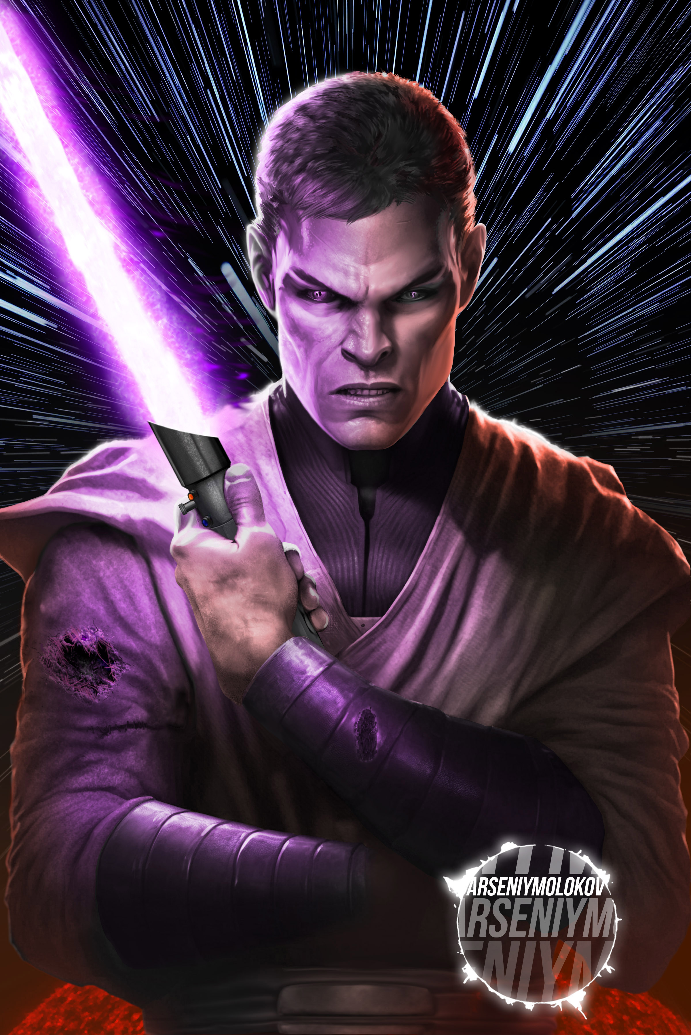 Джайден Корр "Темный джедай" STAR WARS — Изображение №1 — Иллюстрация на Dprofile