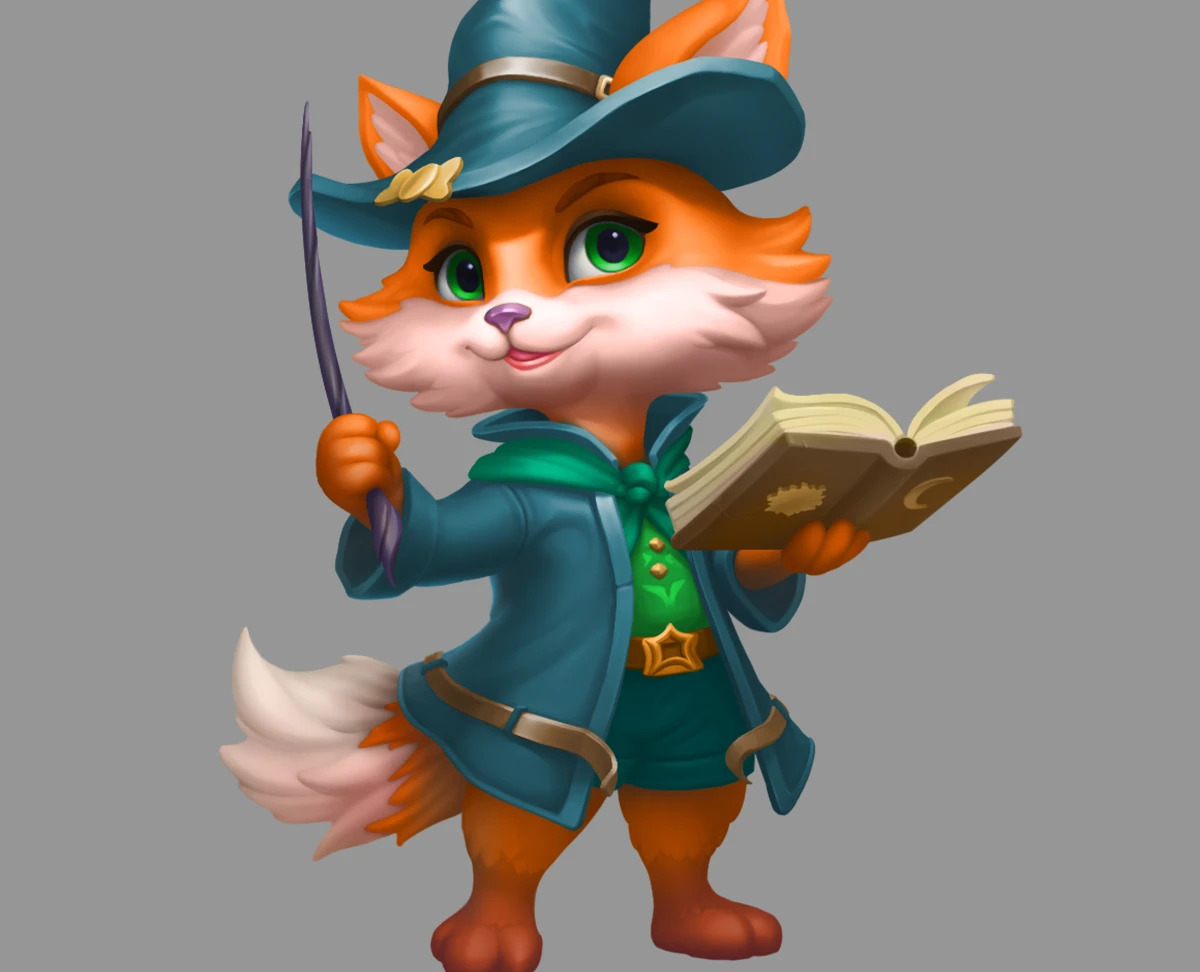 маскот Лисенок casual — Графика на Dprofile