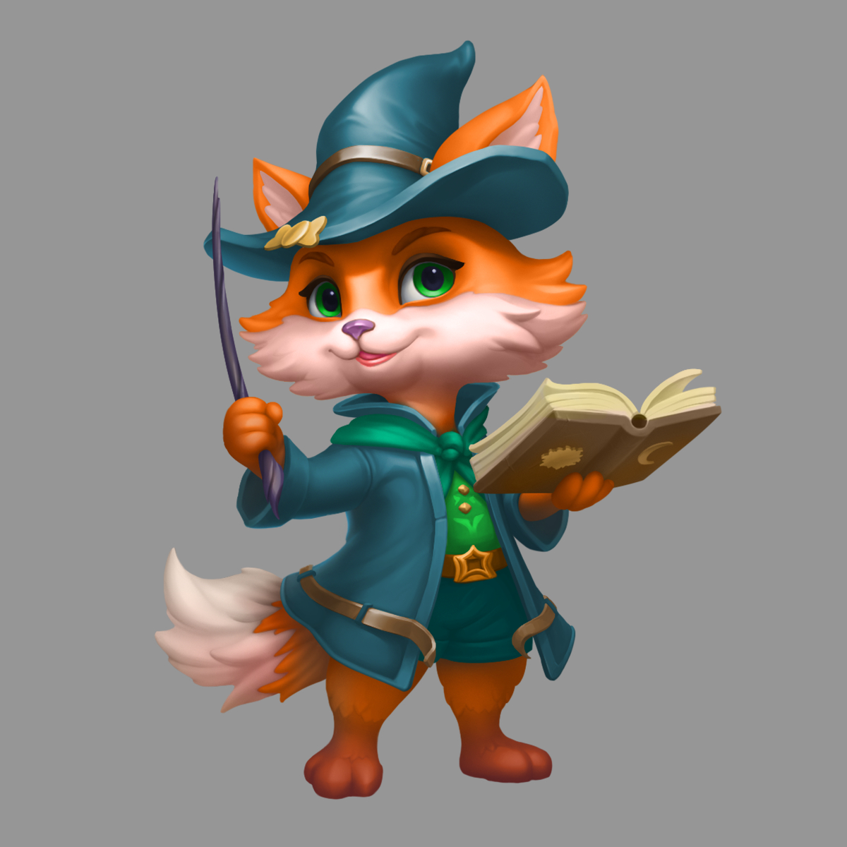 маскот Лисенок casual — Изображение №1 — Графика на Dprofile