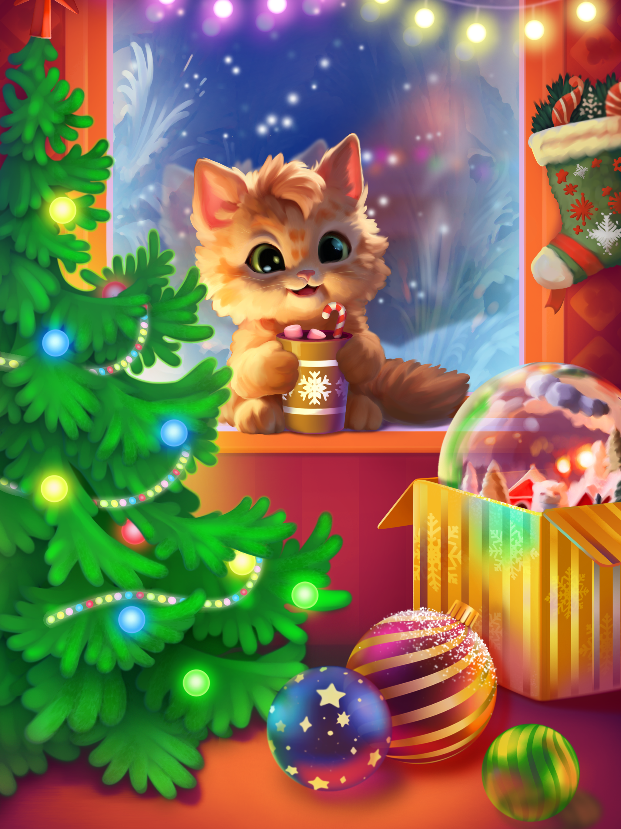 Новогодний уют — Изображение №1 — Графика на Dprofile