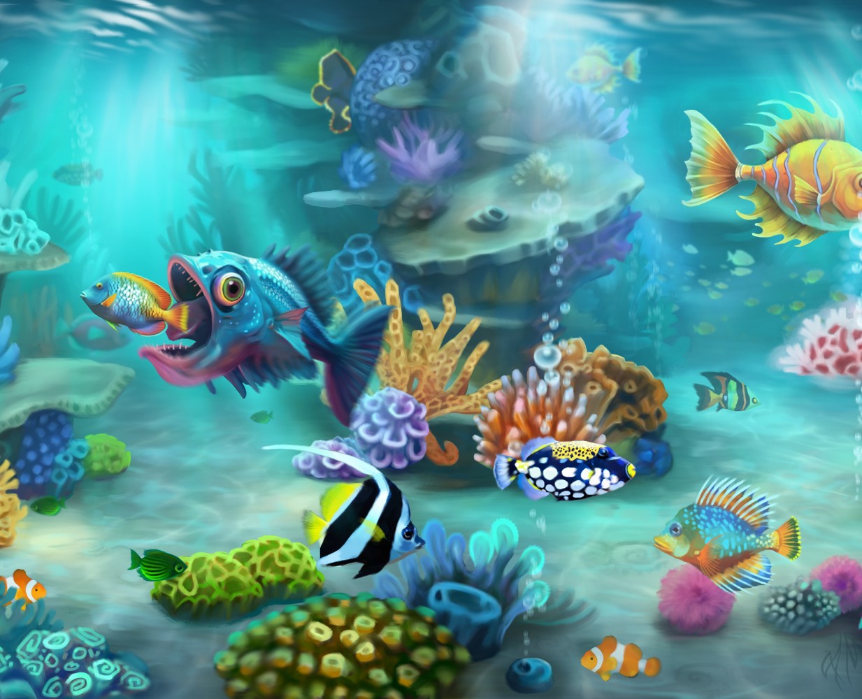 морские рыбки — Графика на Dprofile