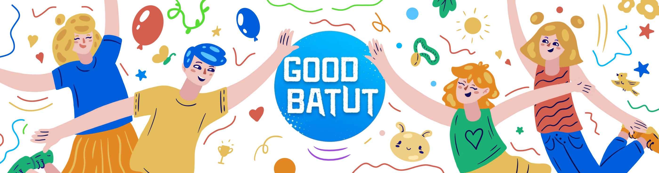 Коллекция иллюстрация для батутного центра "GOOD BATUT" — Изображение №1 — Брендинг, Иллюстрация на Dprofile