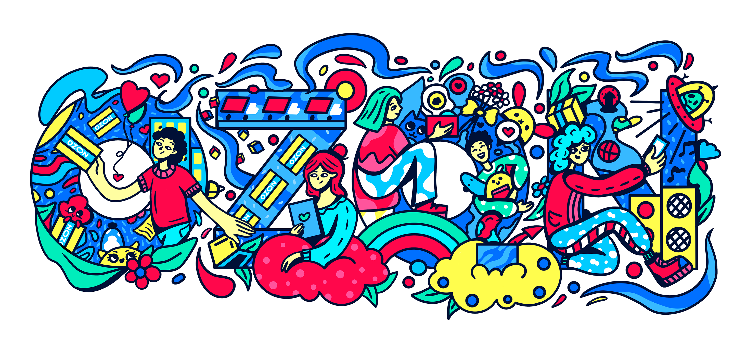 Иллюстрация "Каждая буква имеет смысл" — Изображение №2 — Брендинг, Иллюстрация на Dprofile