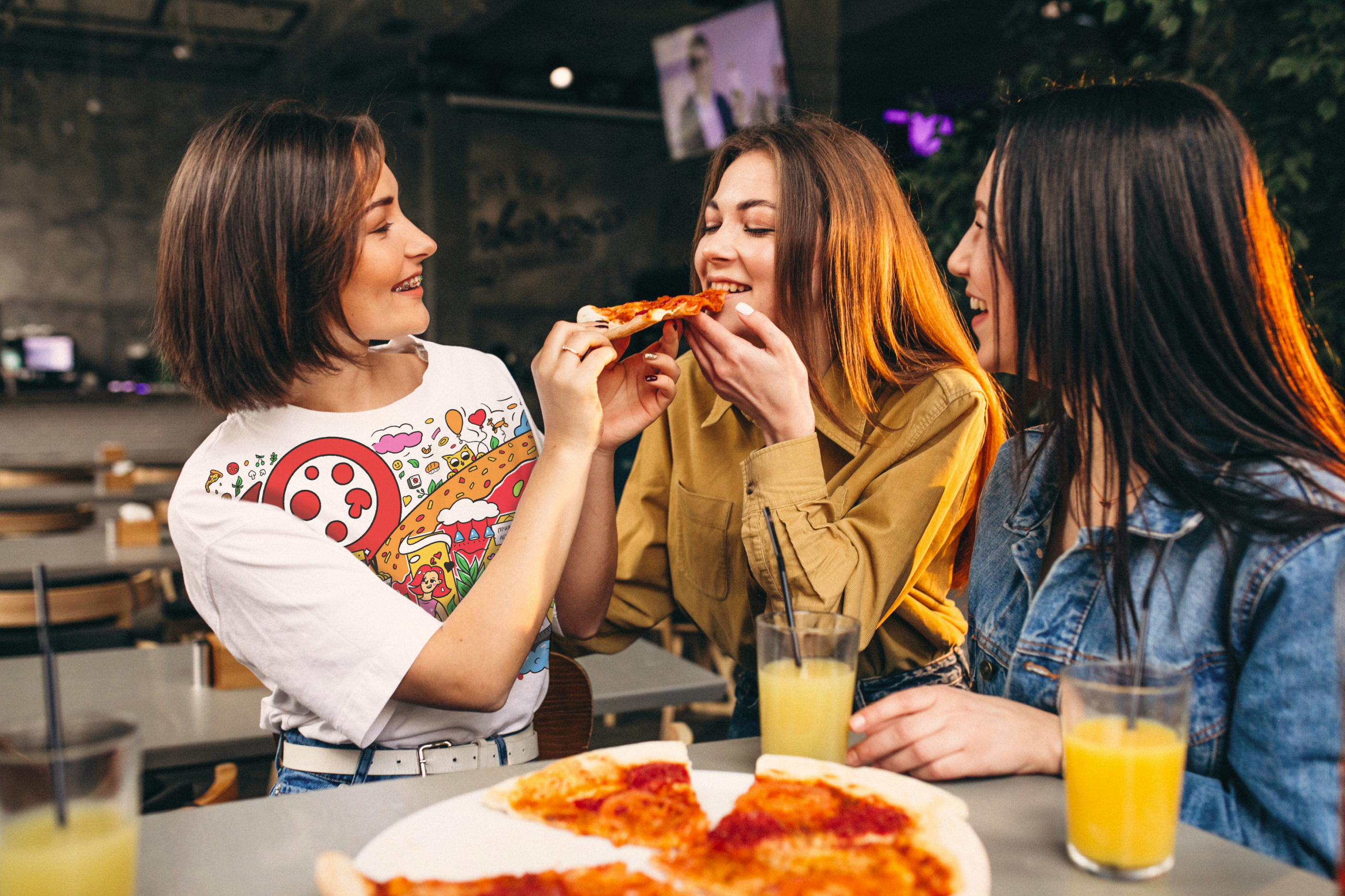 Иллюстрация для сети ресторанов "ПиццаФабрика" — Изображение №9 — Брендинг, Иллюстрация на Dprofile