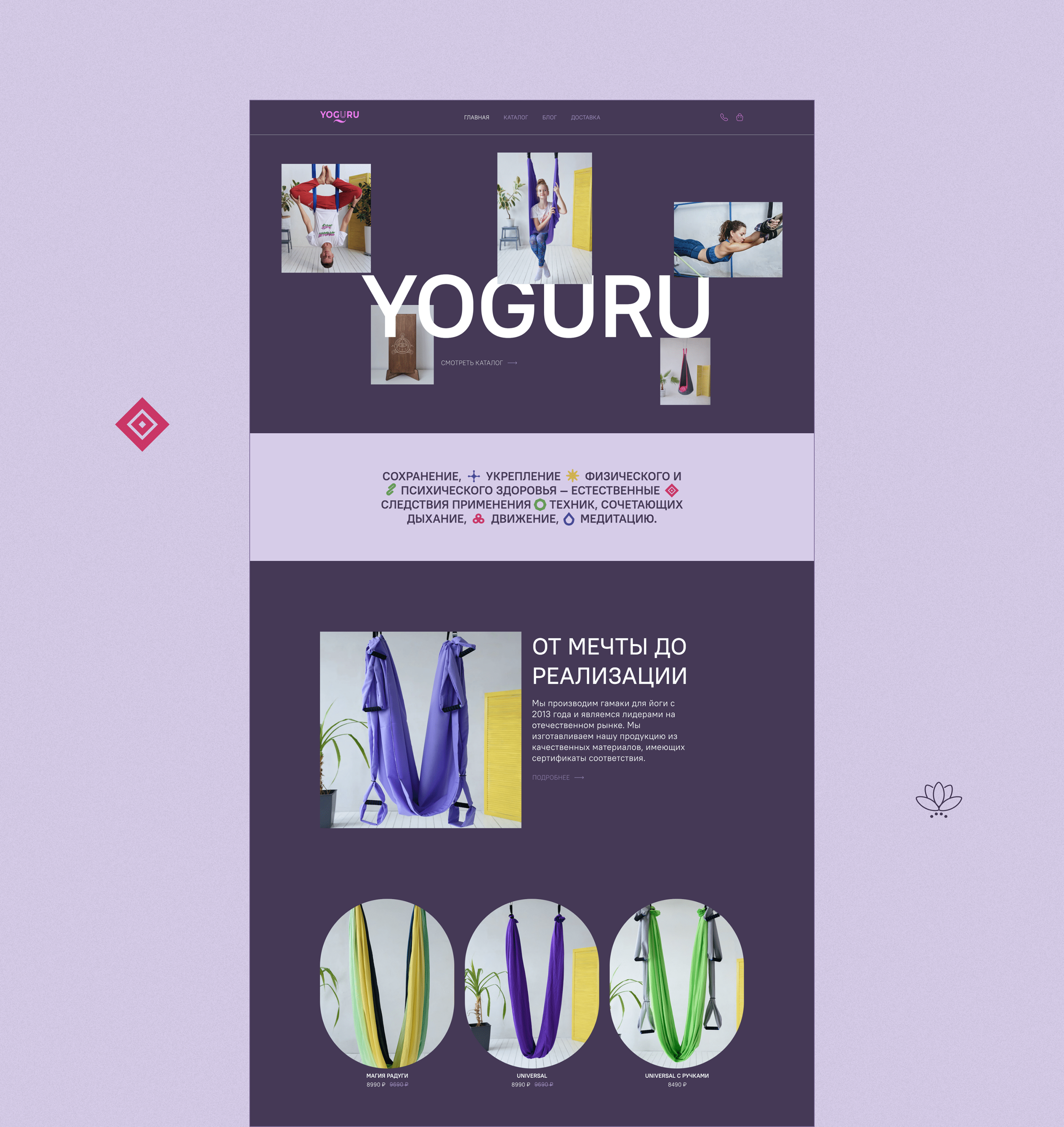 YOGURU | E-commerce — Изображение №2 — Интерфейсы на Dprofile