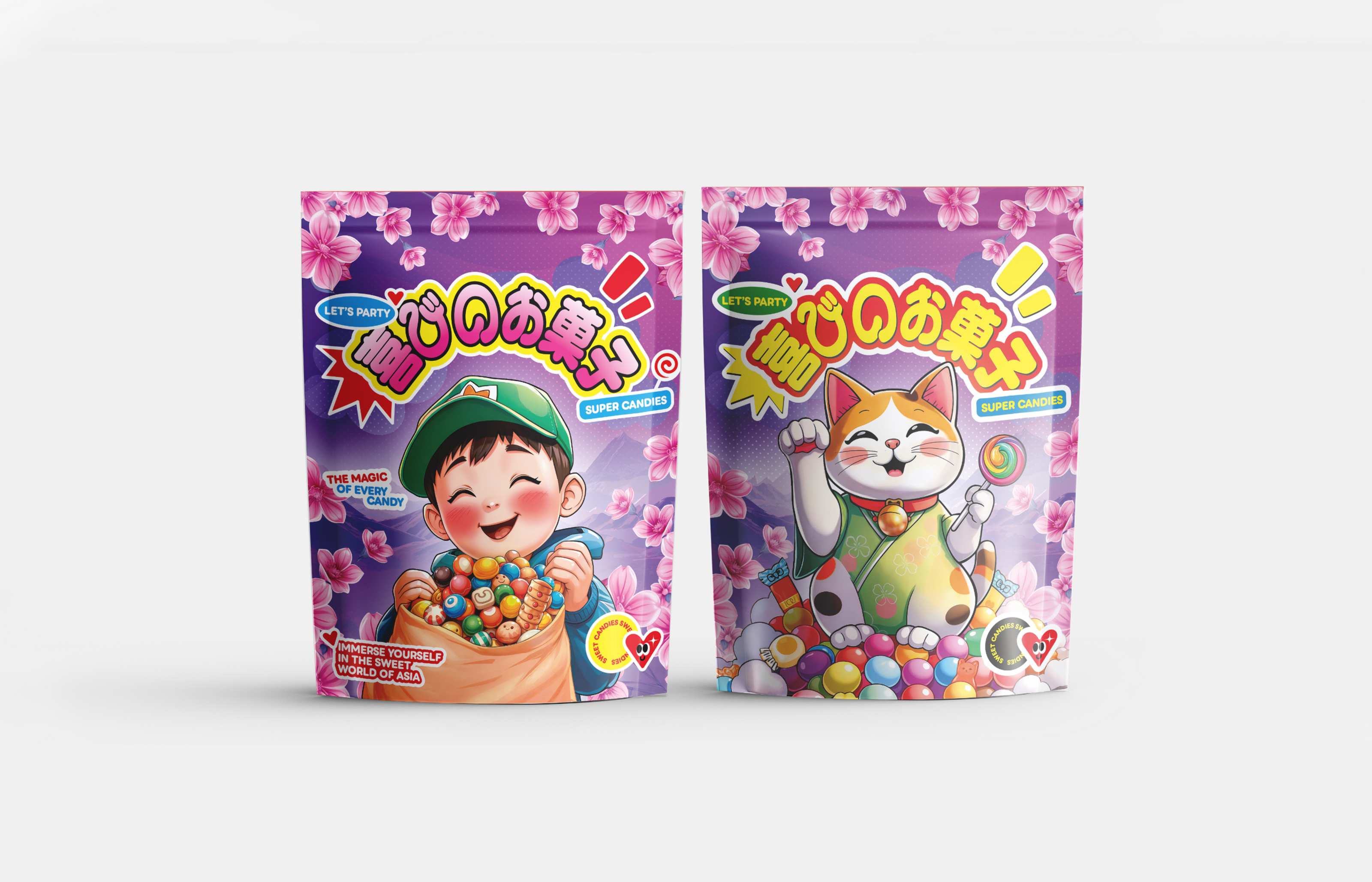 Asian sweets - дизайн упаковки — Изображение №3 — Брендинг, Иллюстрация на Dprofile