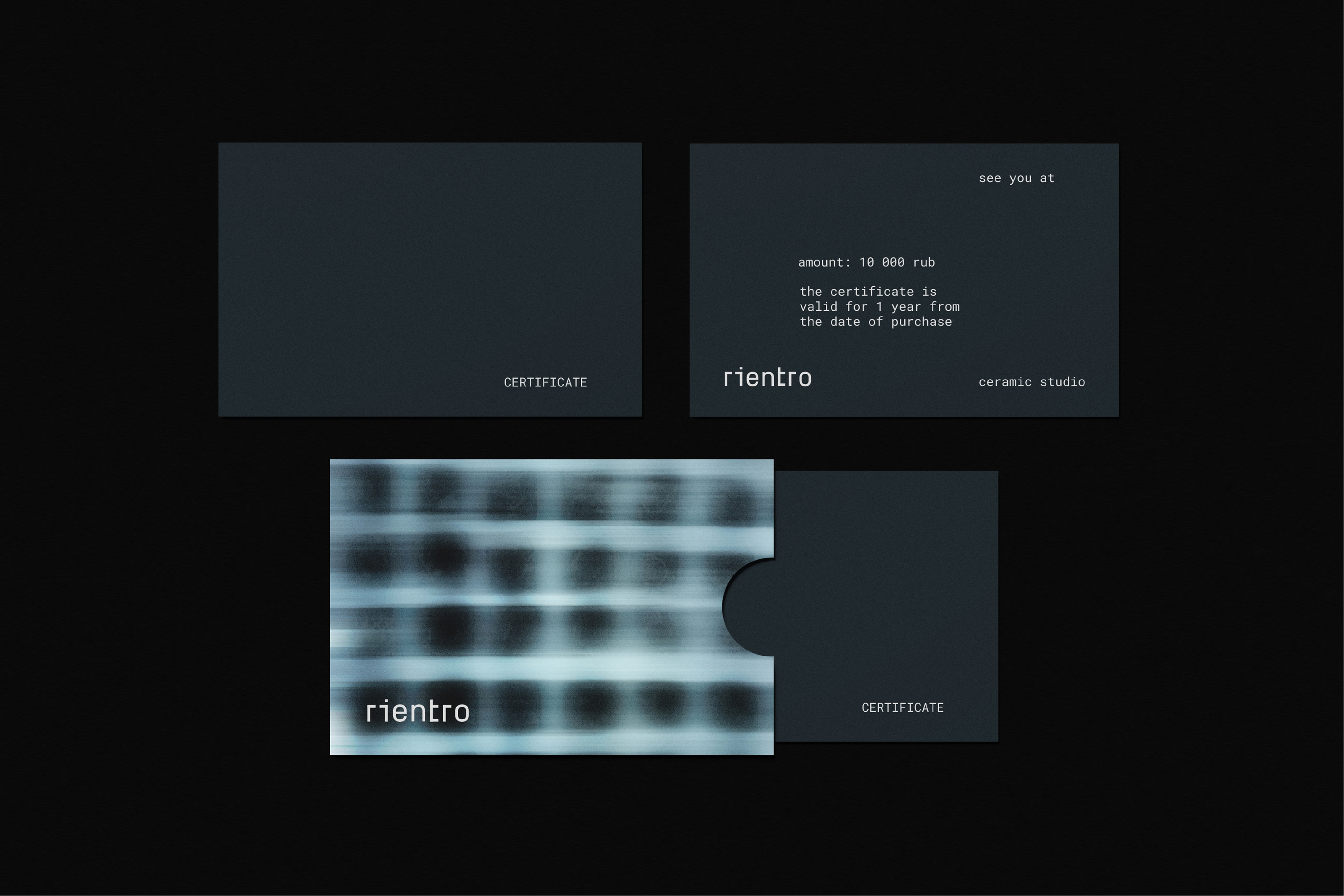 "Rientro" ceramic studio (branding) — Изображение №9 — Брендинг на Dprofile