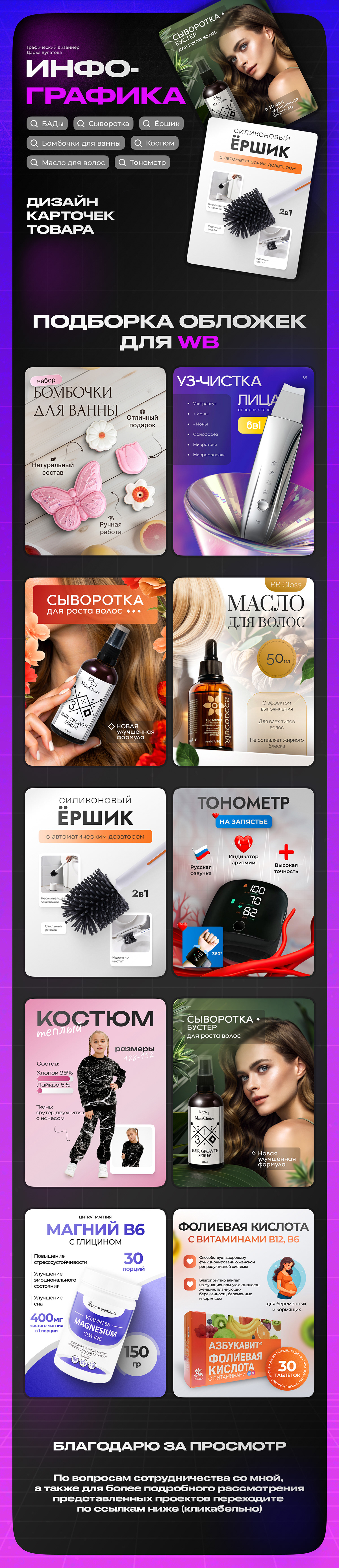 Инфографика для маркетплейсов — Изображение №1 — Графика, Маркетинг на Dprofile