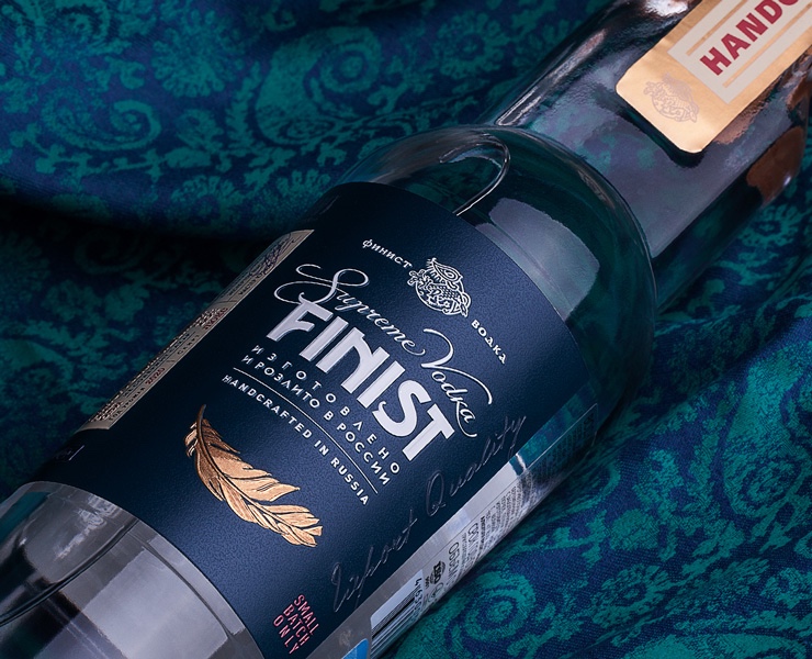 FINIST Supreme Vodka — Брендинг, Графика на Dprofile
