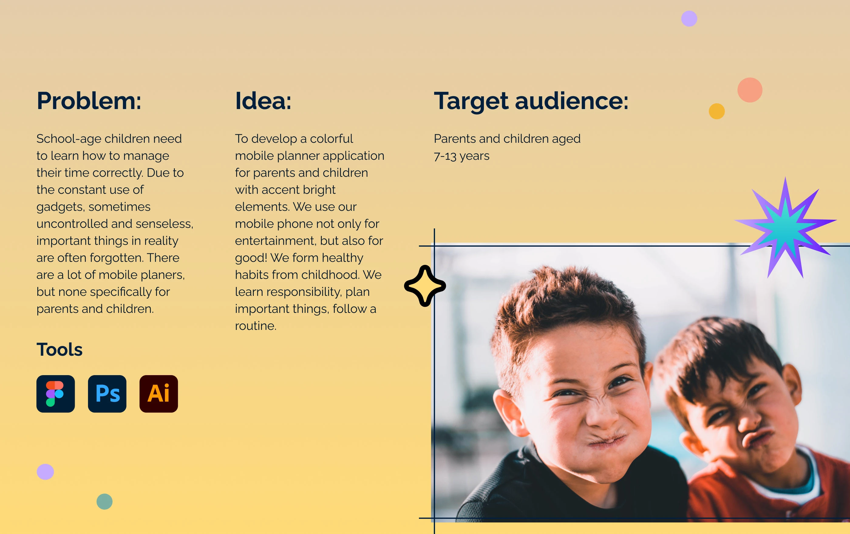 Mobile App приложение планер для детей — Изображение №2 — Интерфейсы, Анимация на Dprofile
