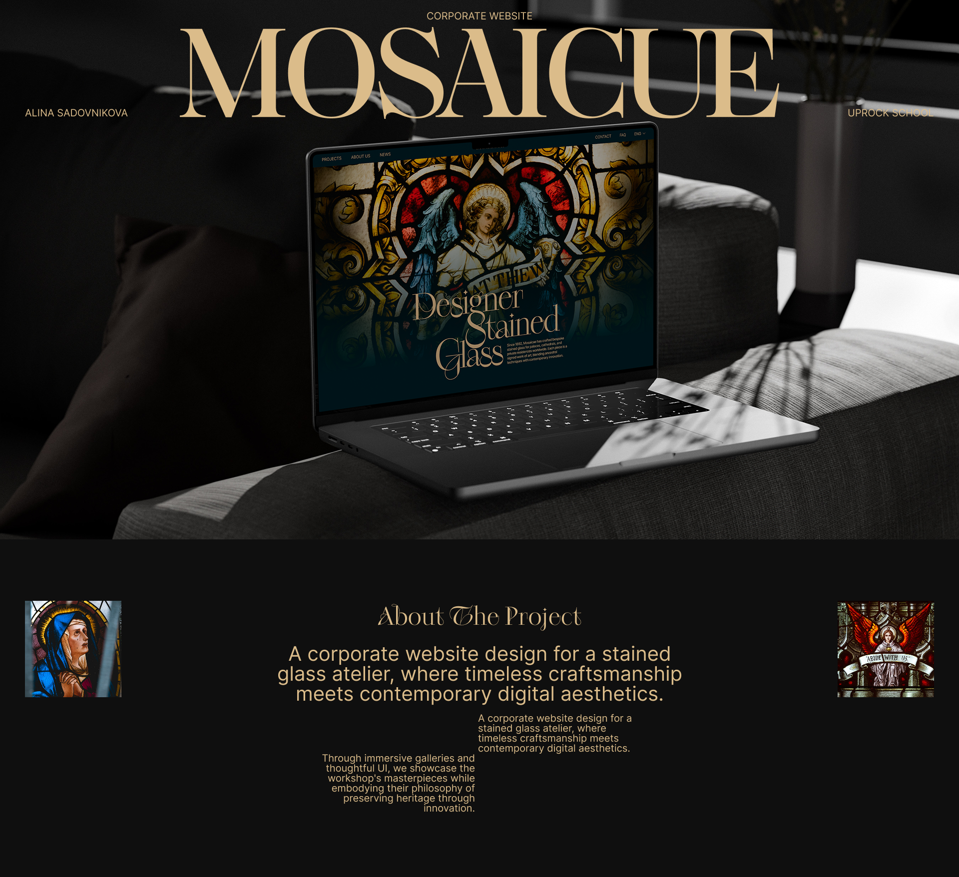 Mosaicue | Corporate website — Изображение №1 — Интерфейсы, Анимация на Dprofile
