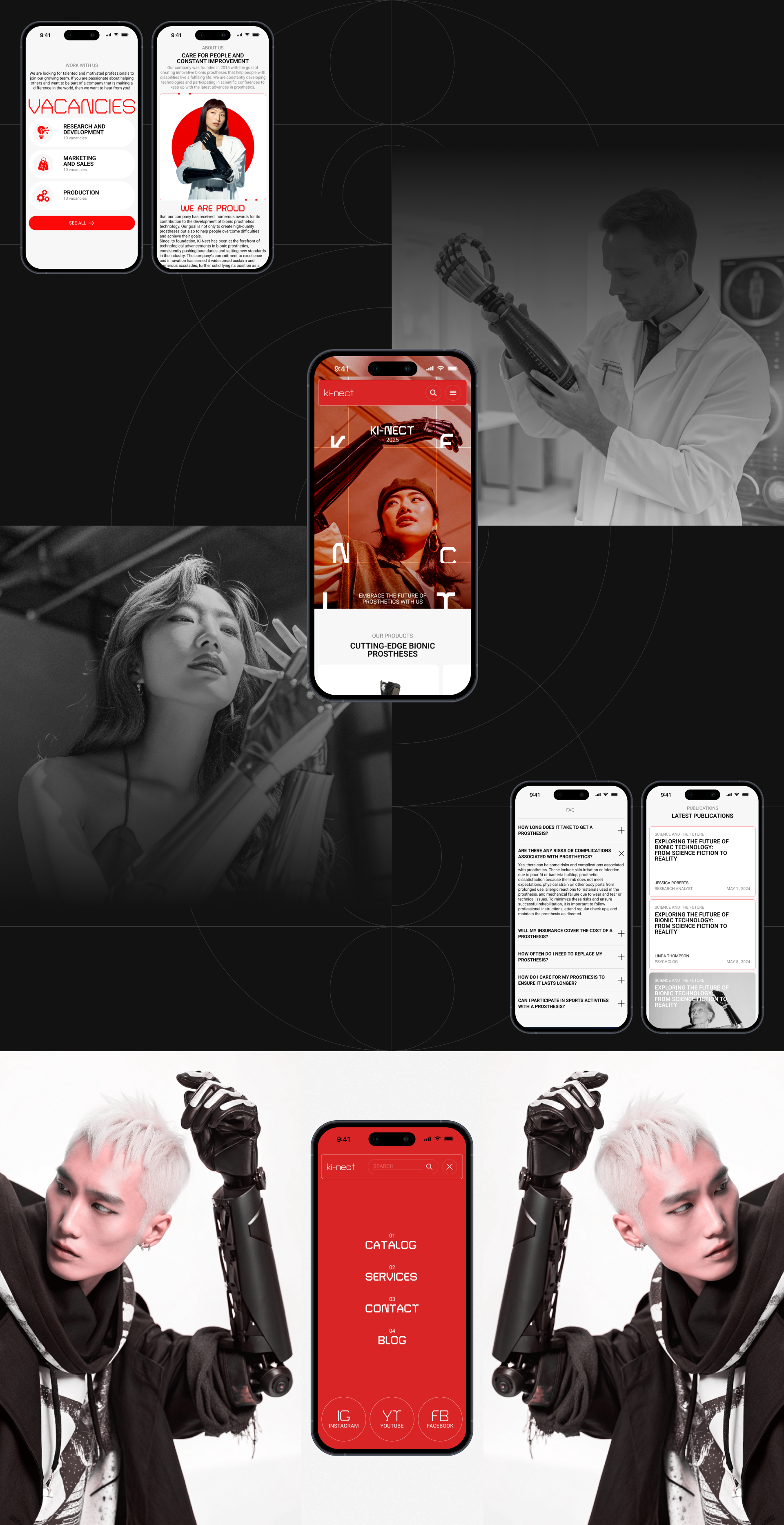 KI-NECT | Корпоративный сайт | UX/UI Design — Изображение №3 — Интерфейсы, Анимация на Dprofile