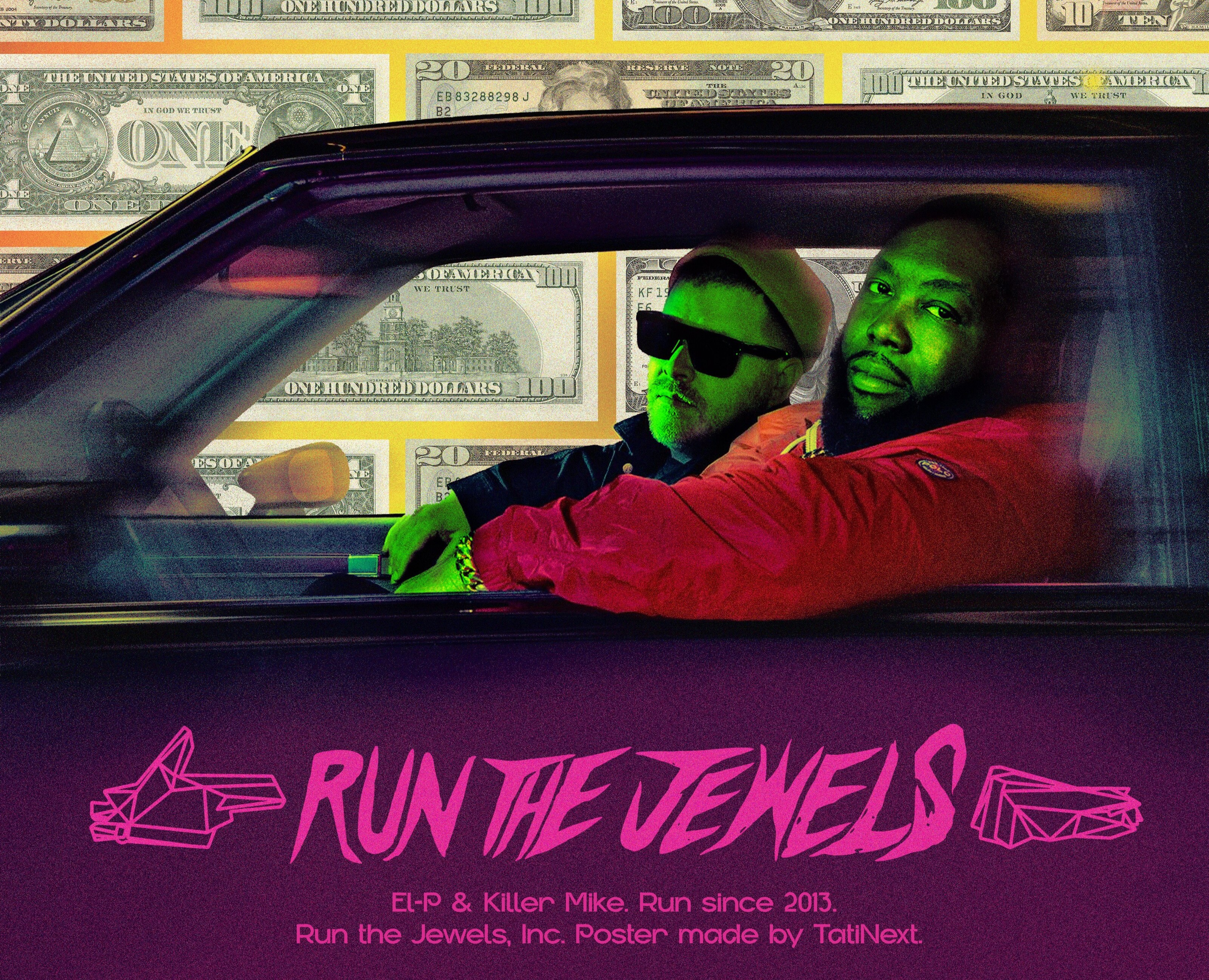 Постер с Run The Jewels (2024) — Брендинг, Графика на Dprofile