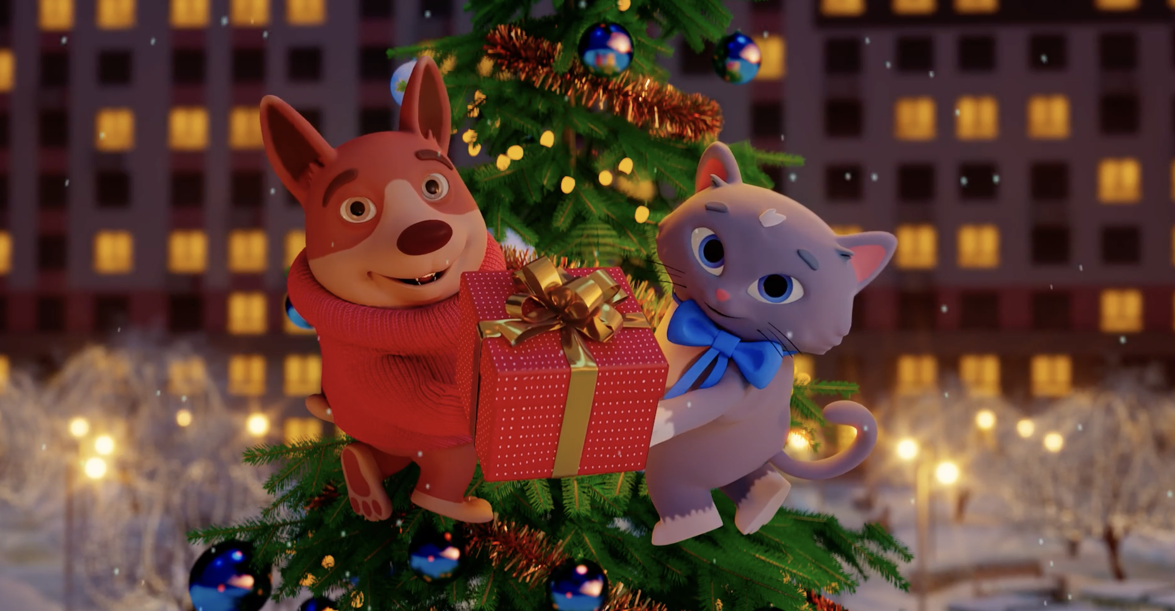 Новогодний спец. проект / Абсолют Недвижимость — Изображение №7 — 3D, Анимация на Dprofile