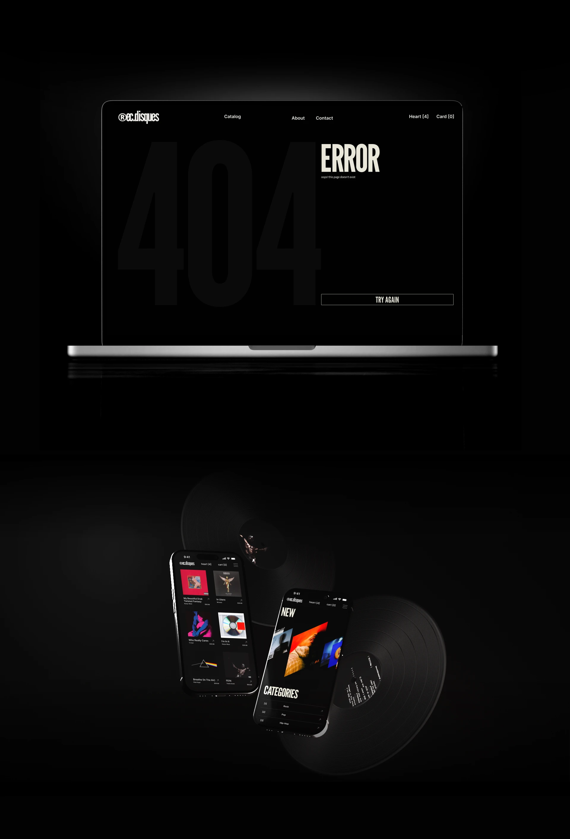 ®ec.disques! WEBSITE: VINYL RECORDS — Изображение №15 — Интерфейсы, Анимация на Dprofile