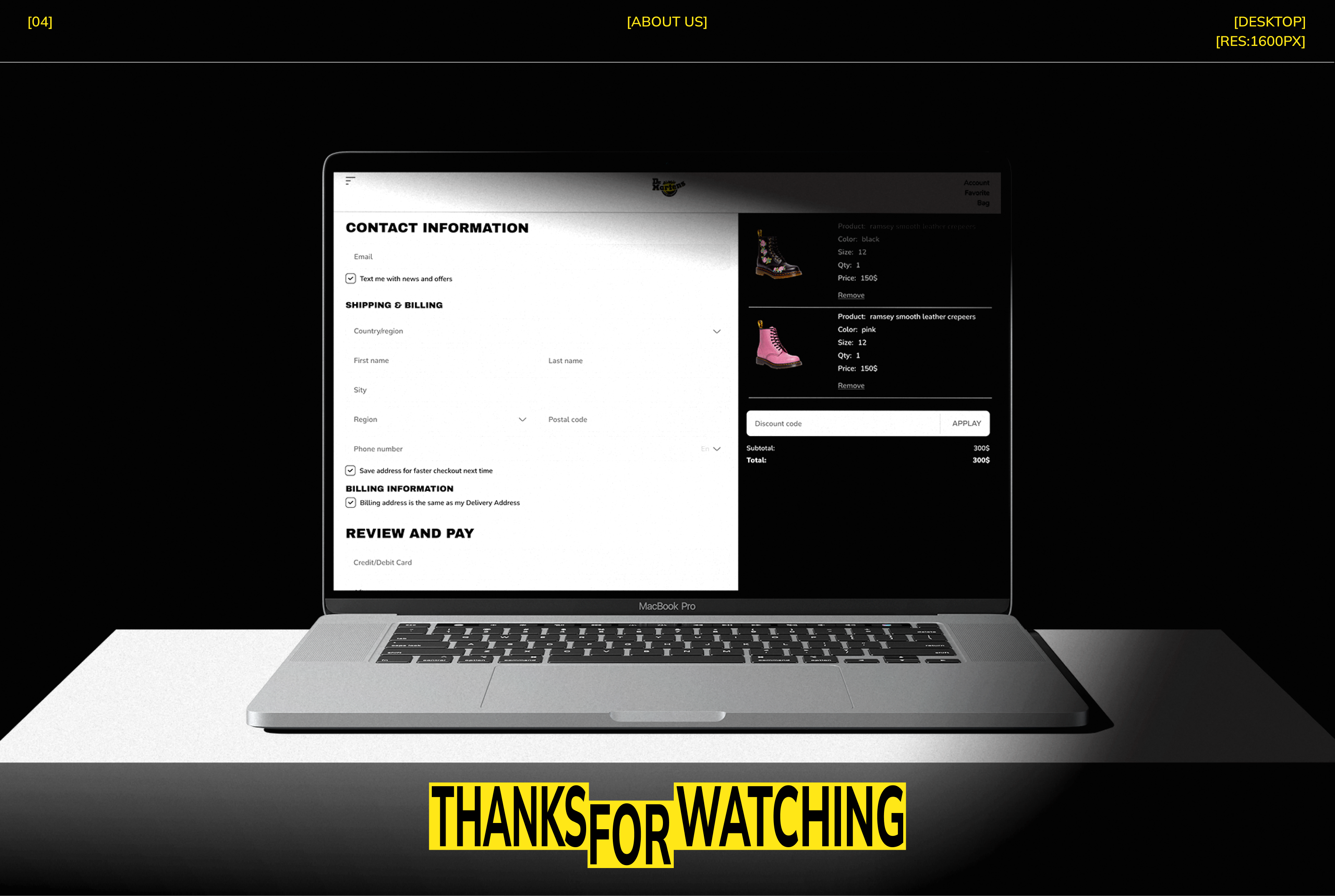 DR. MARTENS | REDESIGN CONCEPT — Изображение №13 — Интерфейсы на Dprofile