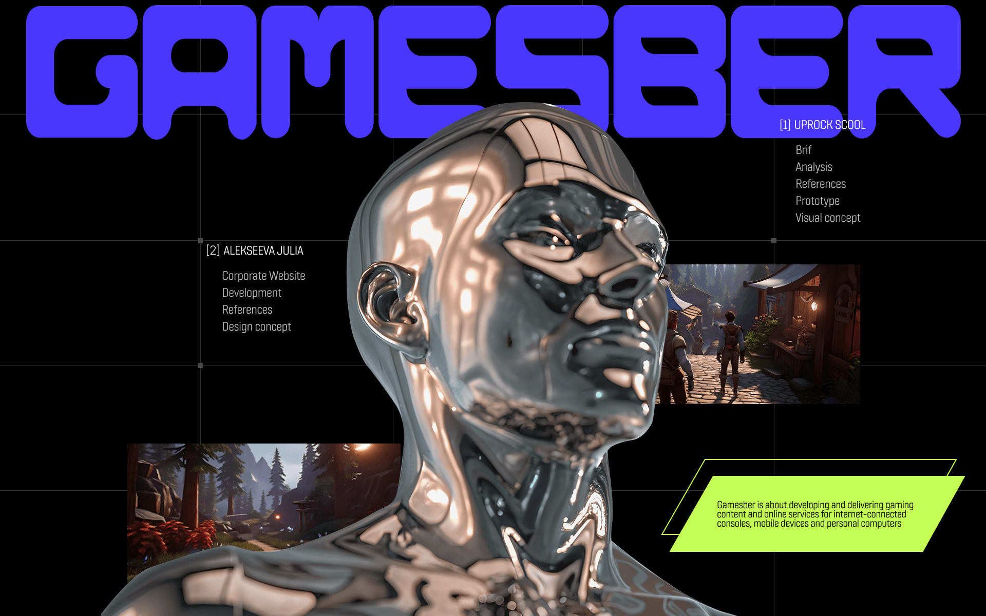 Game development company | Сorporate website — Изображение №1 — Интерфейсы на Dprofile
