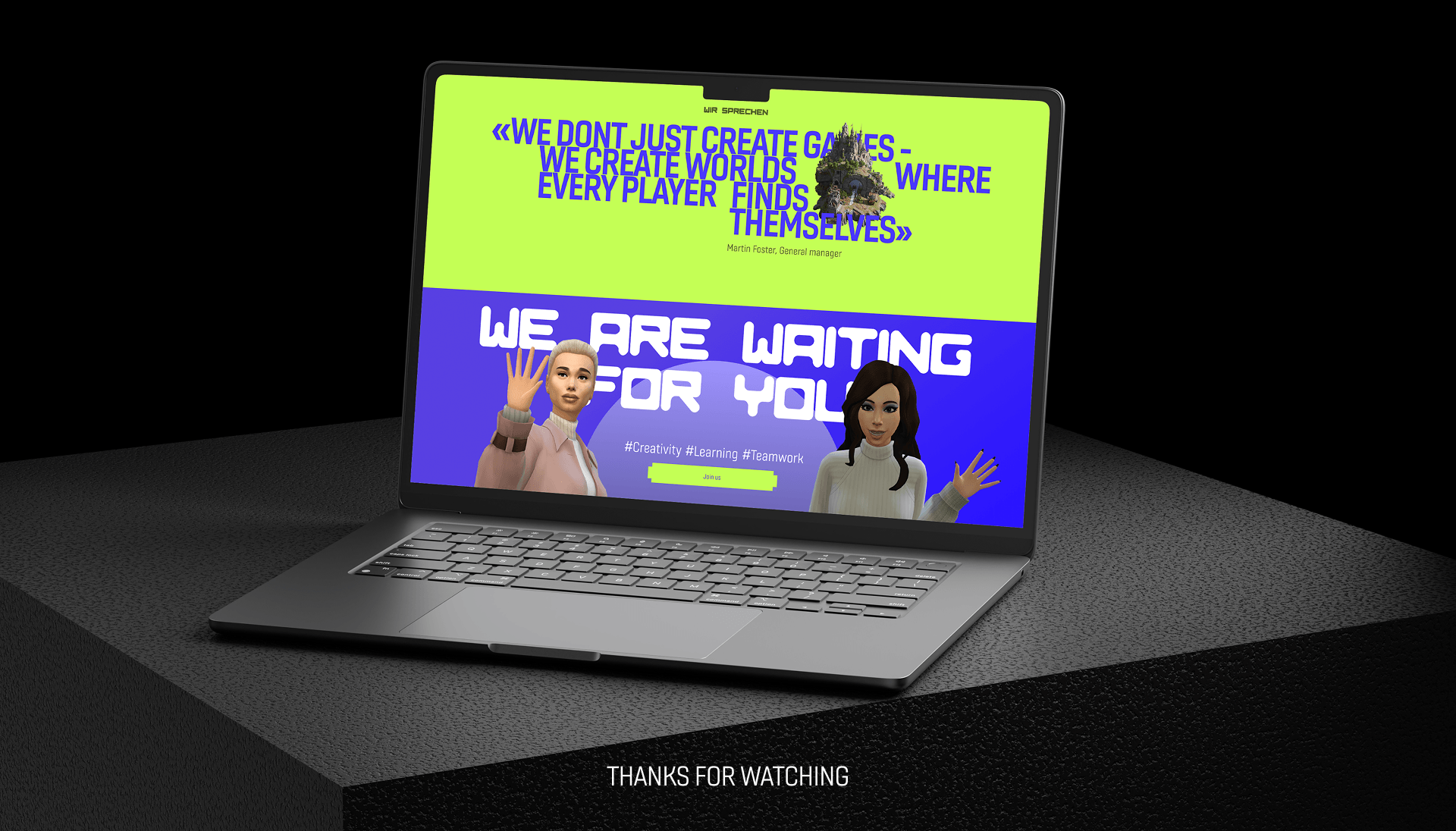 Game development company | Сorporate website — Изображение №16 — Интерфейсы на Dprofile
