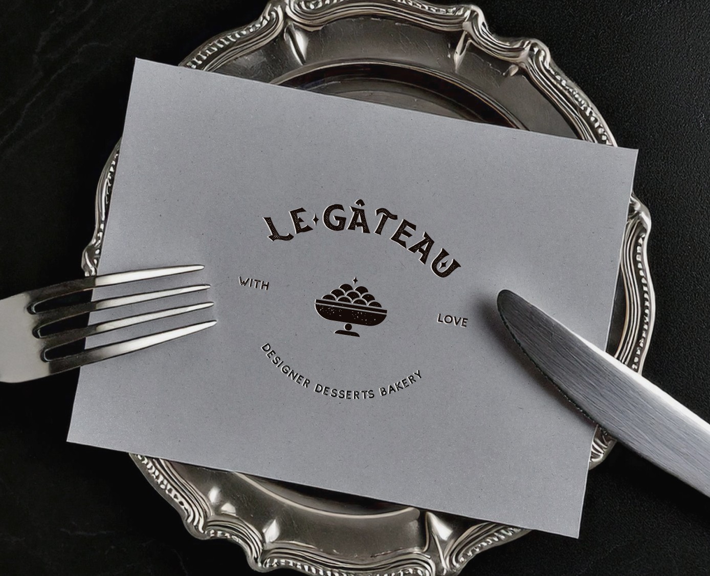 «Le Gateau» — Designer Desserts Bakery — Брендинг, 3D на Dprofile
