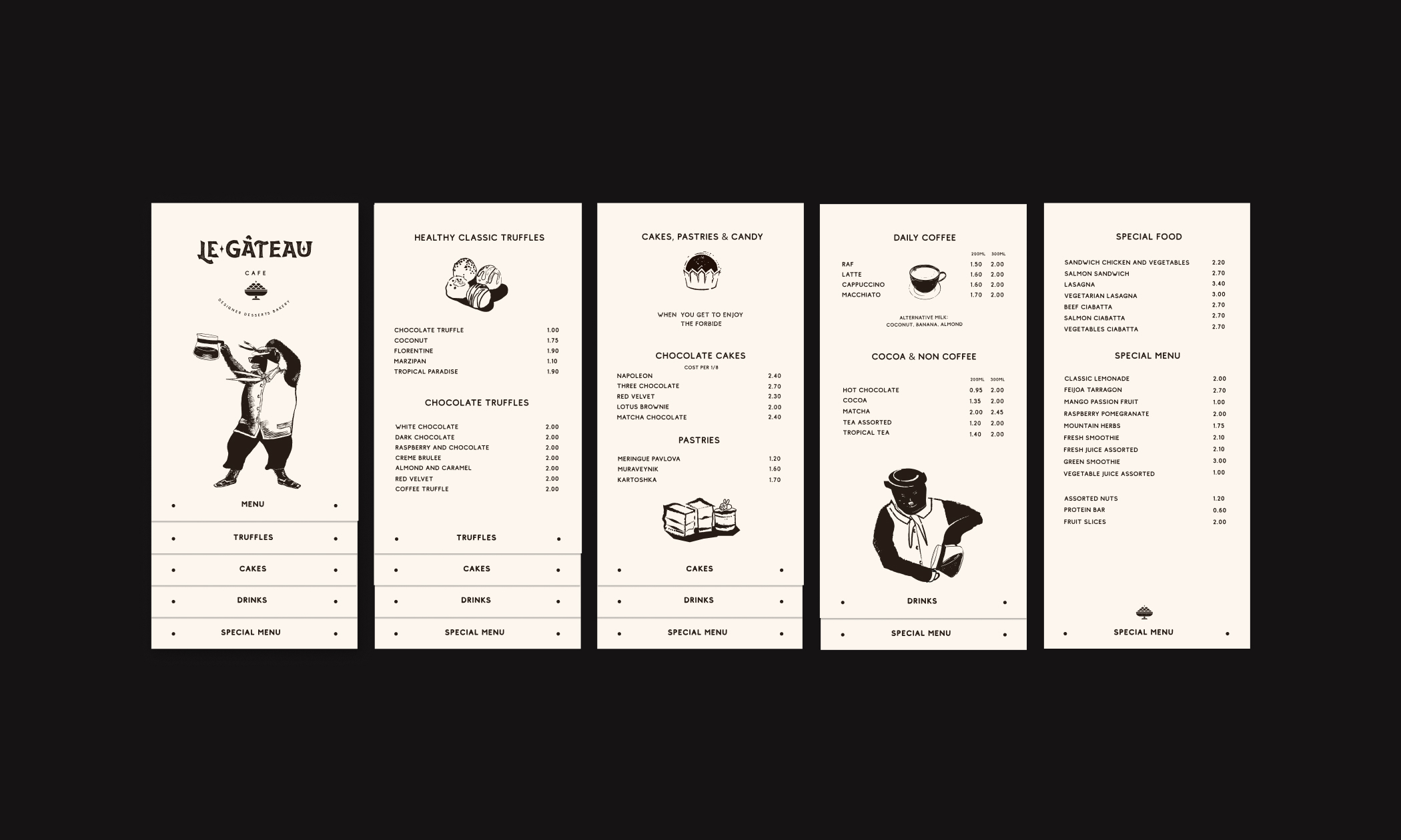 «Le Gateau» — Designer Desserts Bakery — Изображение №22 — Брендинг, 3D на Dprofile