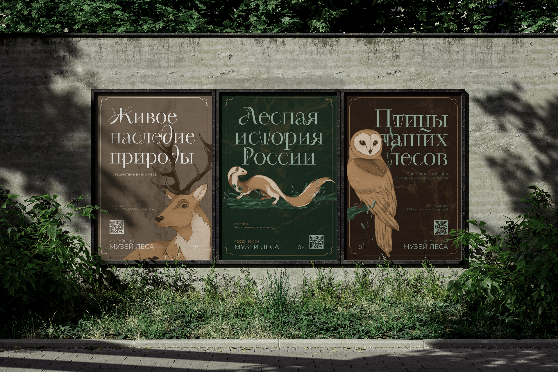 Российский Музей Леса | Айдентика и навигация — Изображение №1 — Брендинг, Иллюстрация на Dprofile