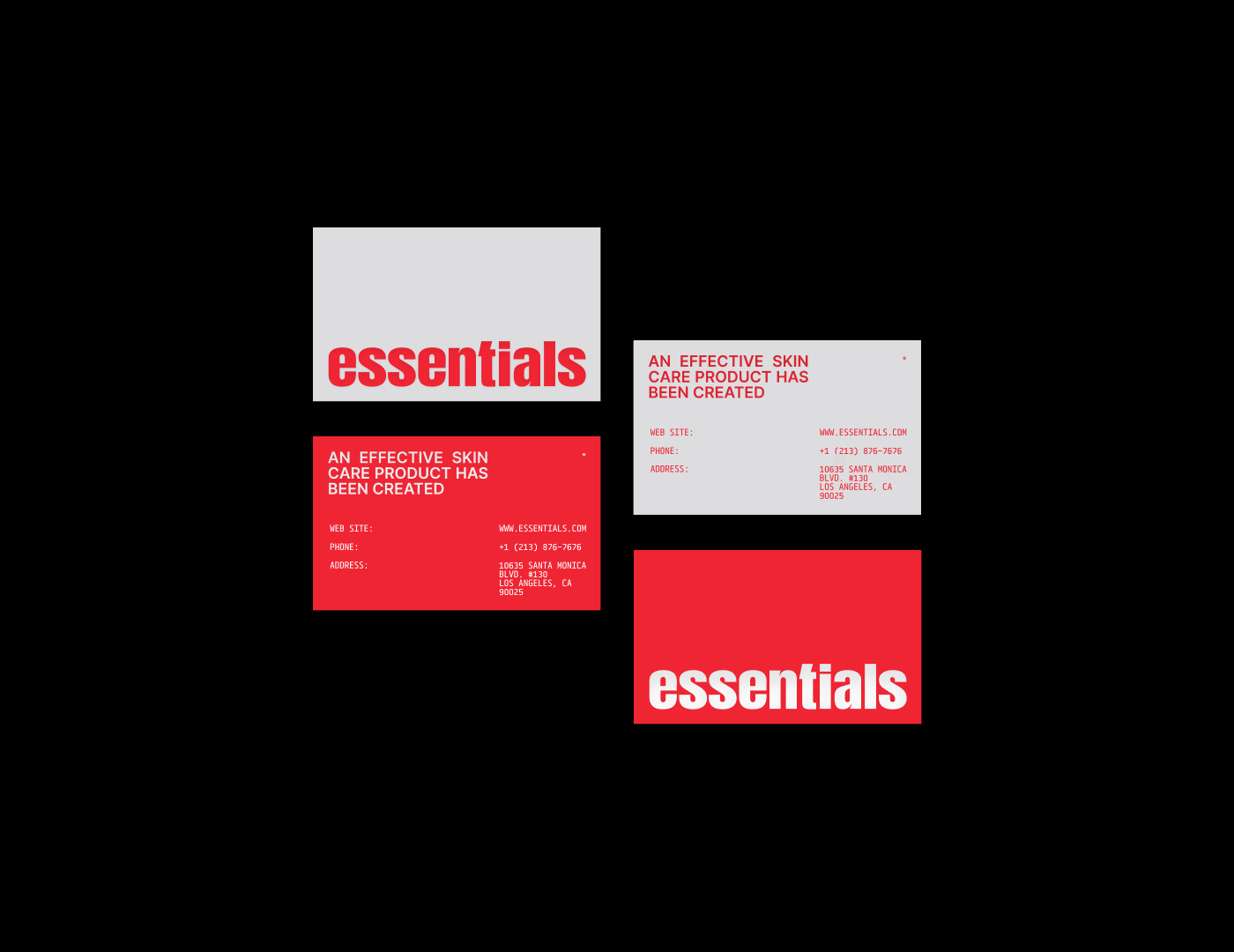 Essentials cosmetics / logo&identity — Изображение №2 — Брендинг на Dprofile